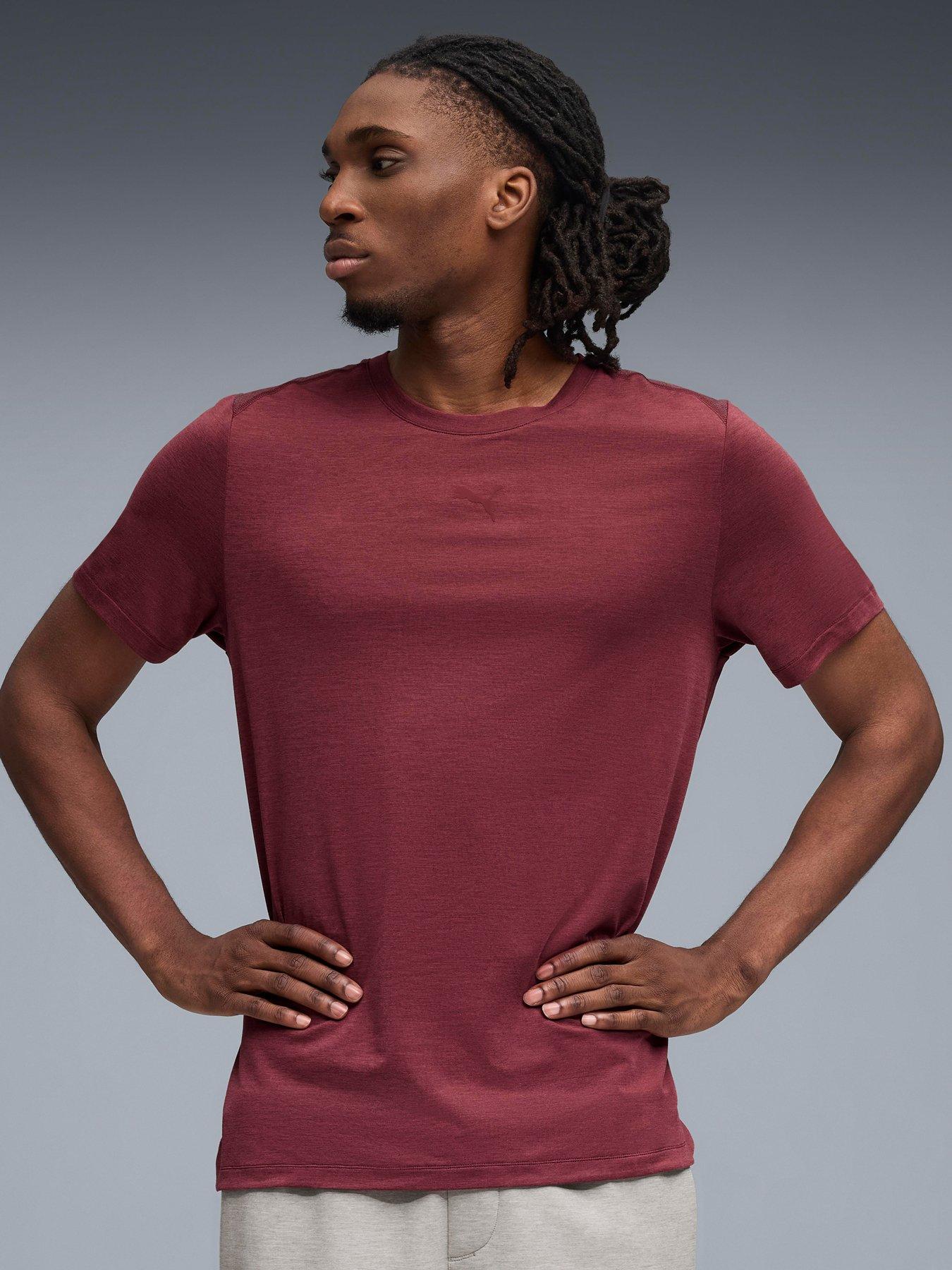 puma-mens-training-cloudspun-t-shirt-burgundy