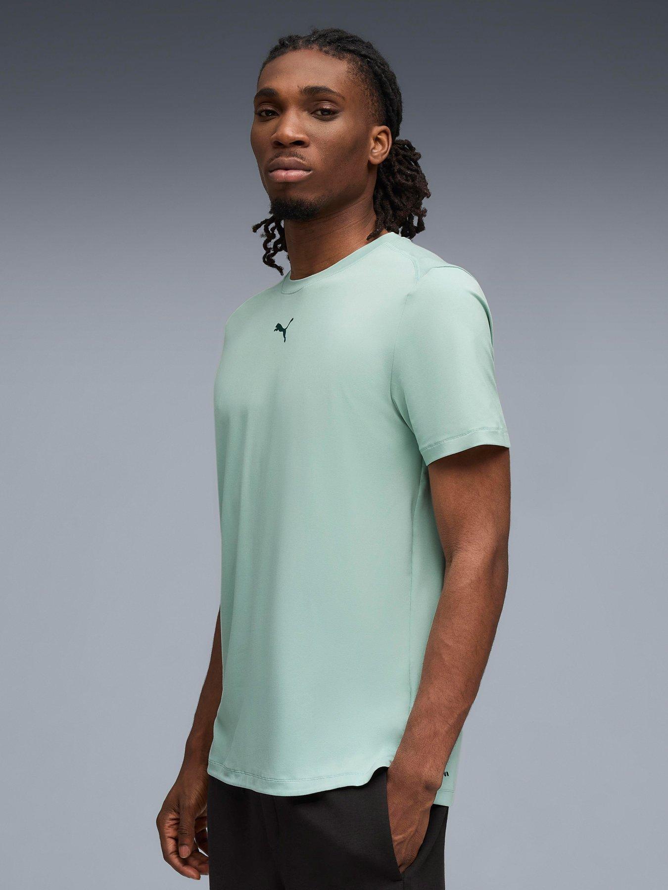 Puma Mens Training Cloudspun Branded T-Shirt - Green