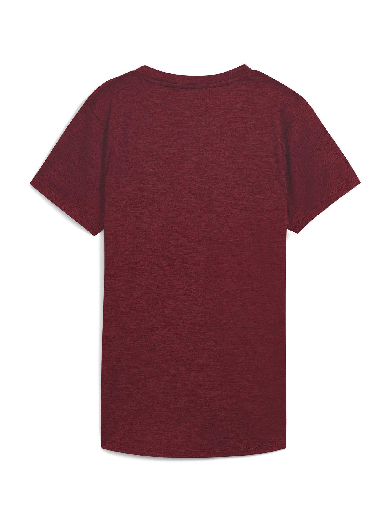 Image 5 of 5 of Puma Womens Training Essential Heather Tee - Burgundy