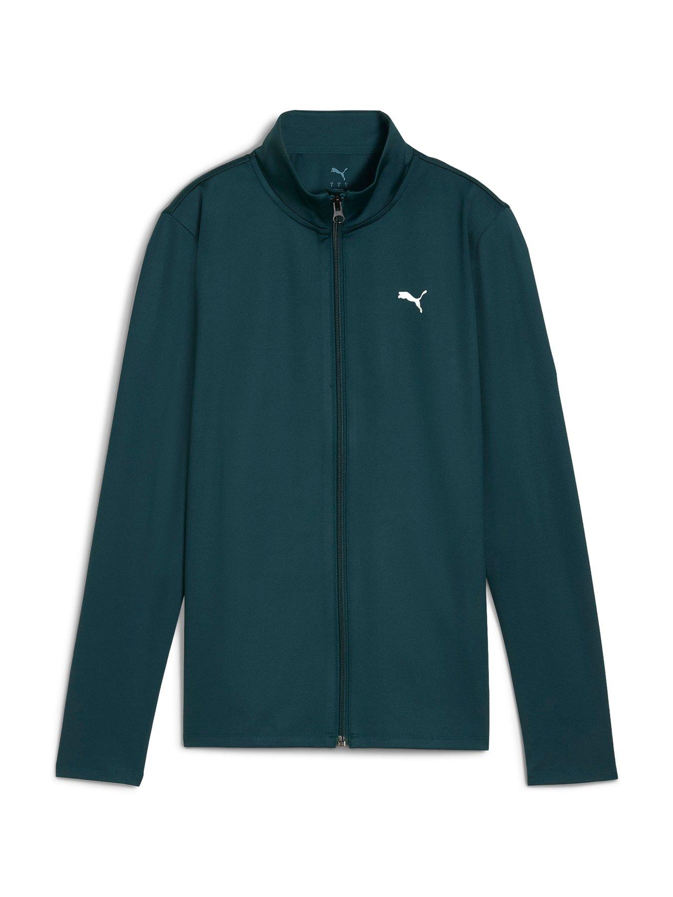 Image 4 of 6 of Puma Womens Training Strong Full Zip Jacket - Green