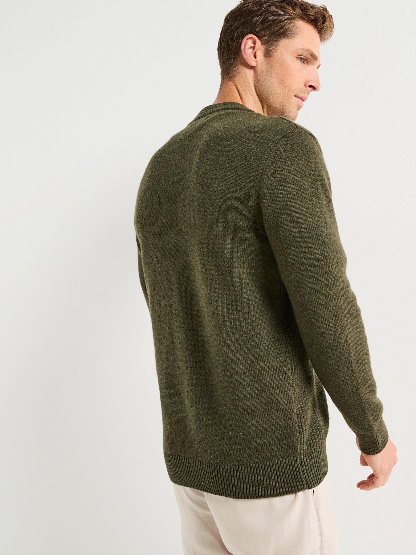 barbour-mainland-knitted-cardigan-khakistillFront