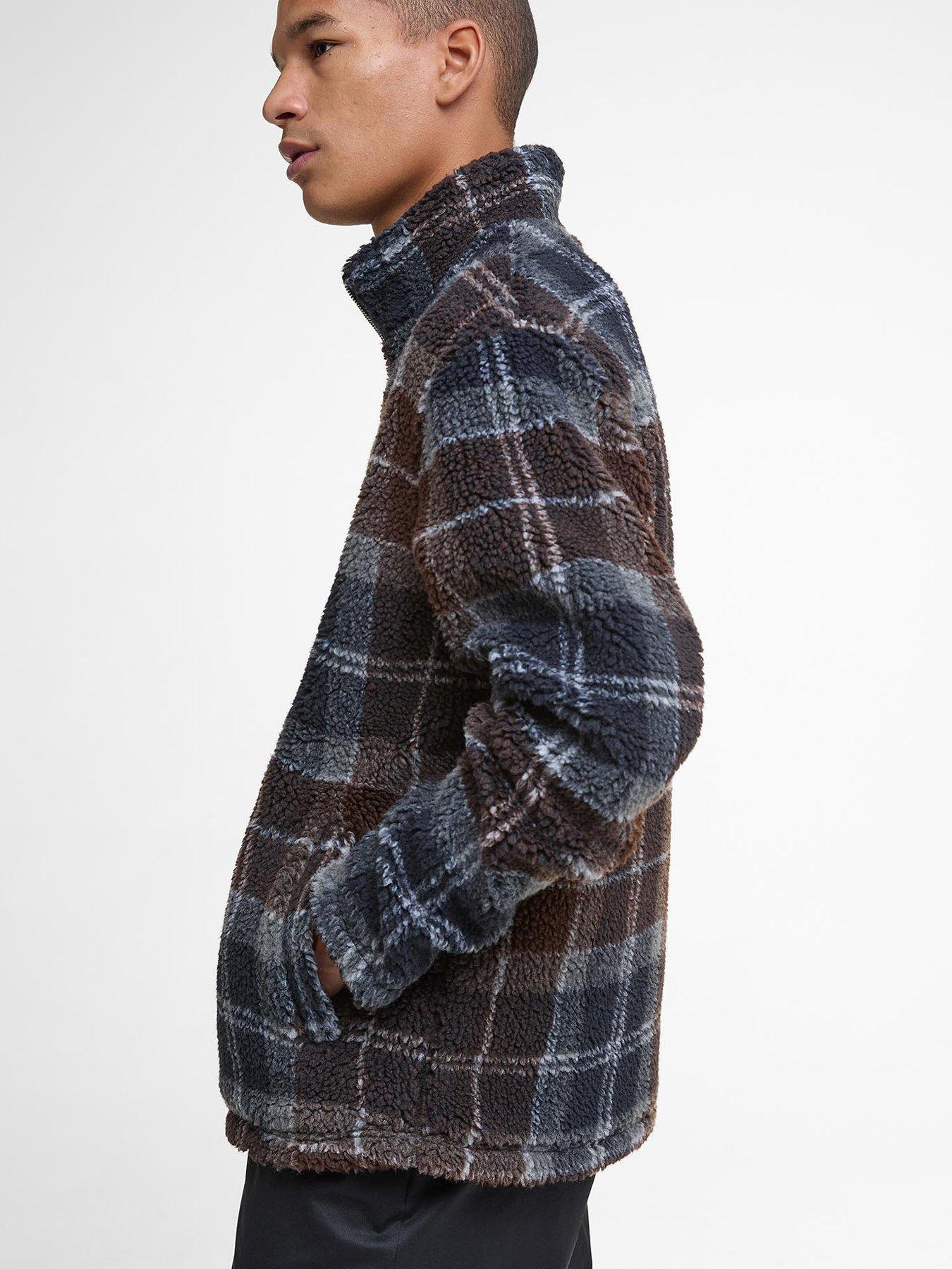 barbour-tartan-borg-fleece-zip-through-jacket-navy-multidetail