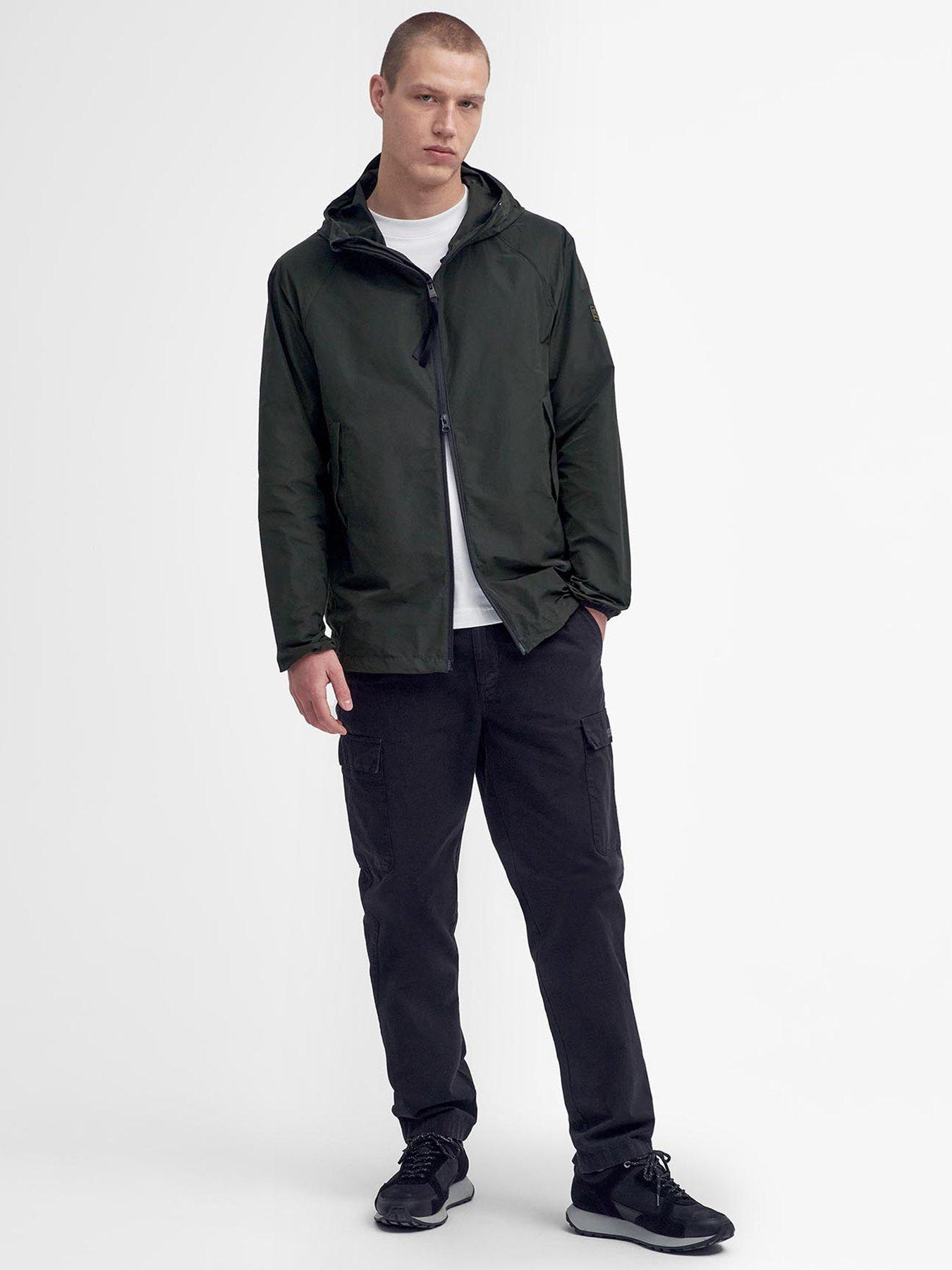 Image 3 of 5 of Barbour International Porter Showerproof Jacket- Dark Green