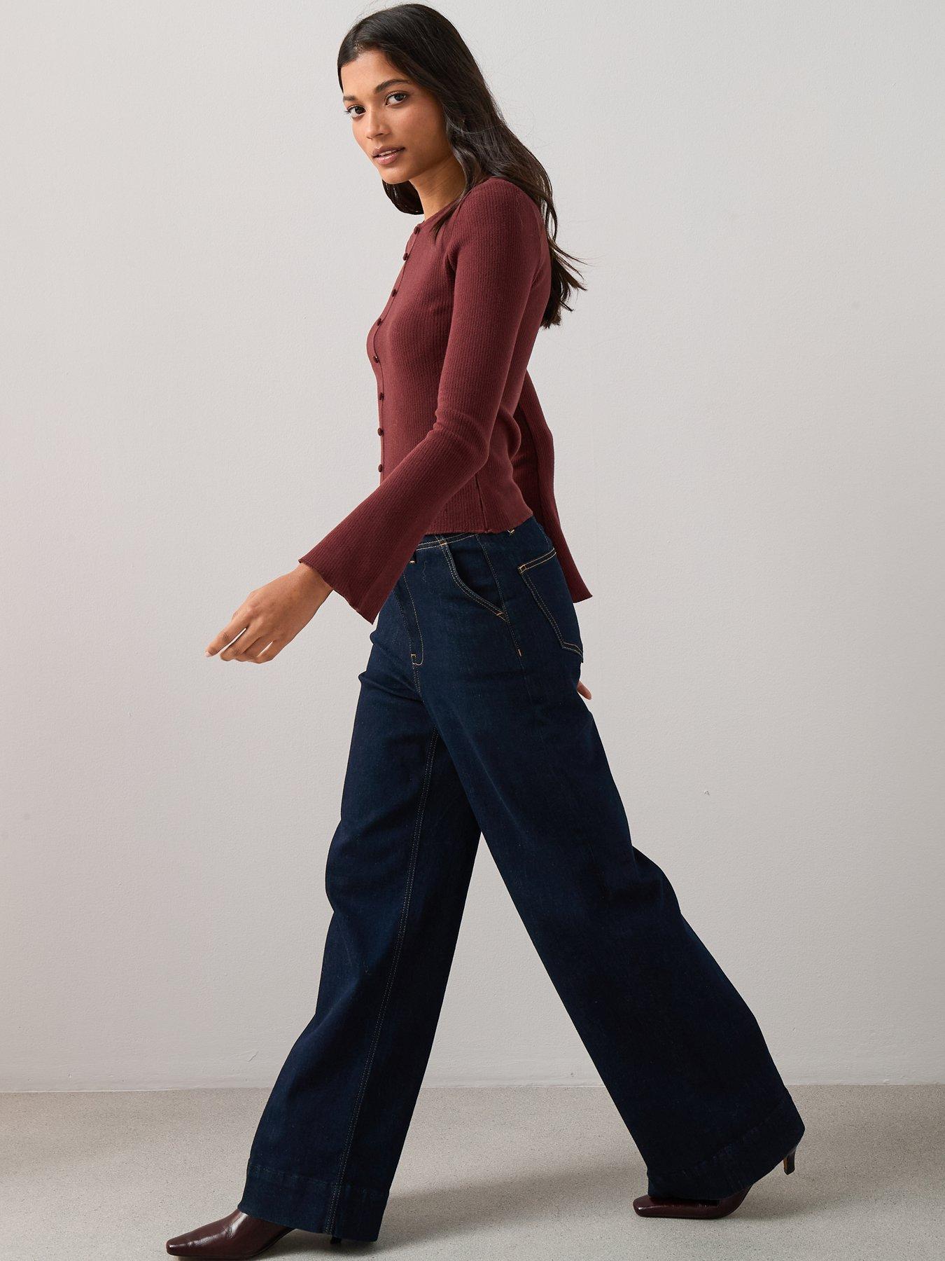 the-very-collection-flared-sleeve-rib-top-purpledetail