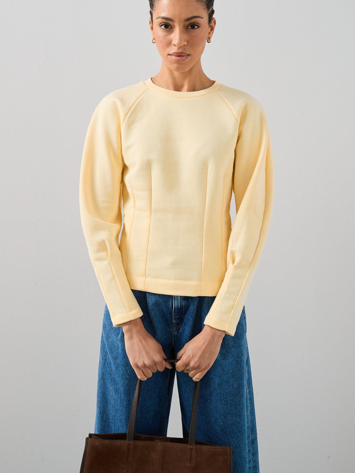 the-very-collection-seam-detail-sweatshirt-yellowfront