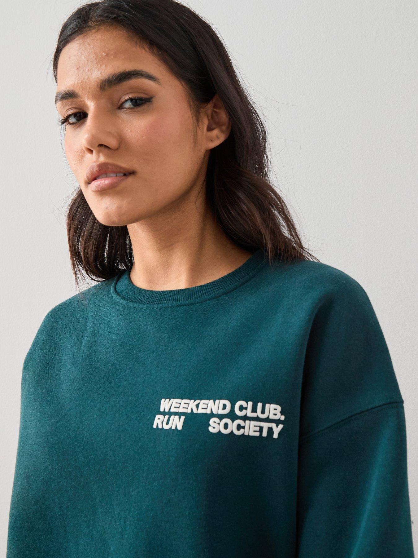 the-very-collection-crew-neck-slogan-sweatshirt-greenbr-nbsp