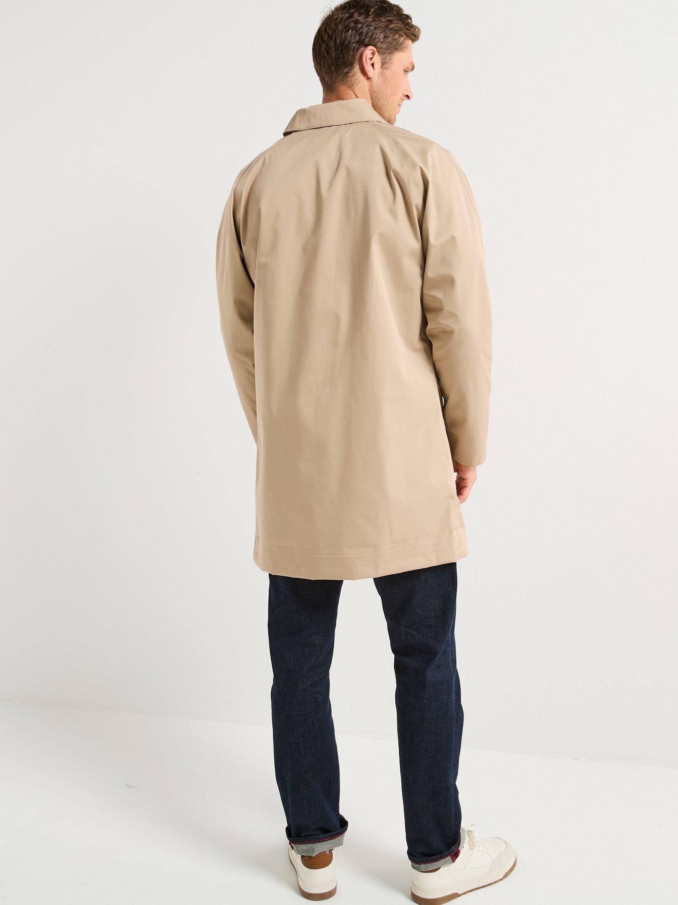Image 2 of 6 of Barbour Barbour Lorden Waterproof Macintosh Mac Jacket- Beige
