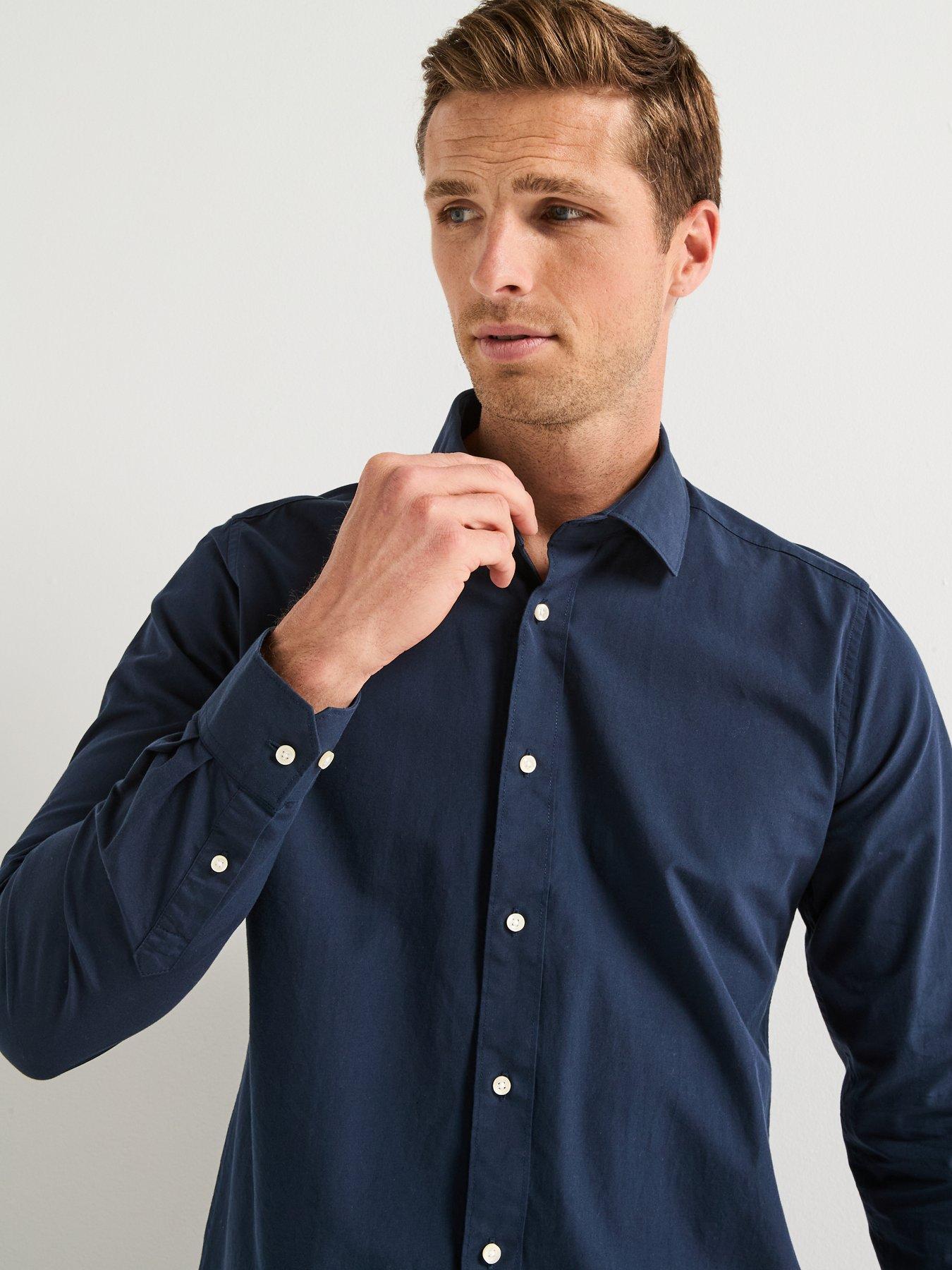 barbour-throckley-pin-point-oxford-tailored-fit-shirt--navyoutfit