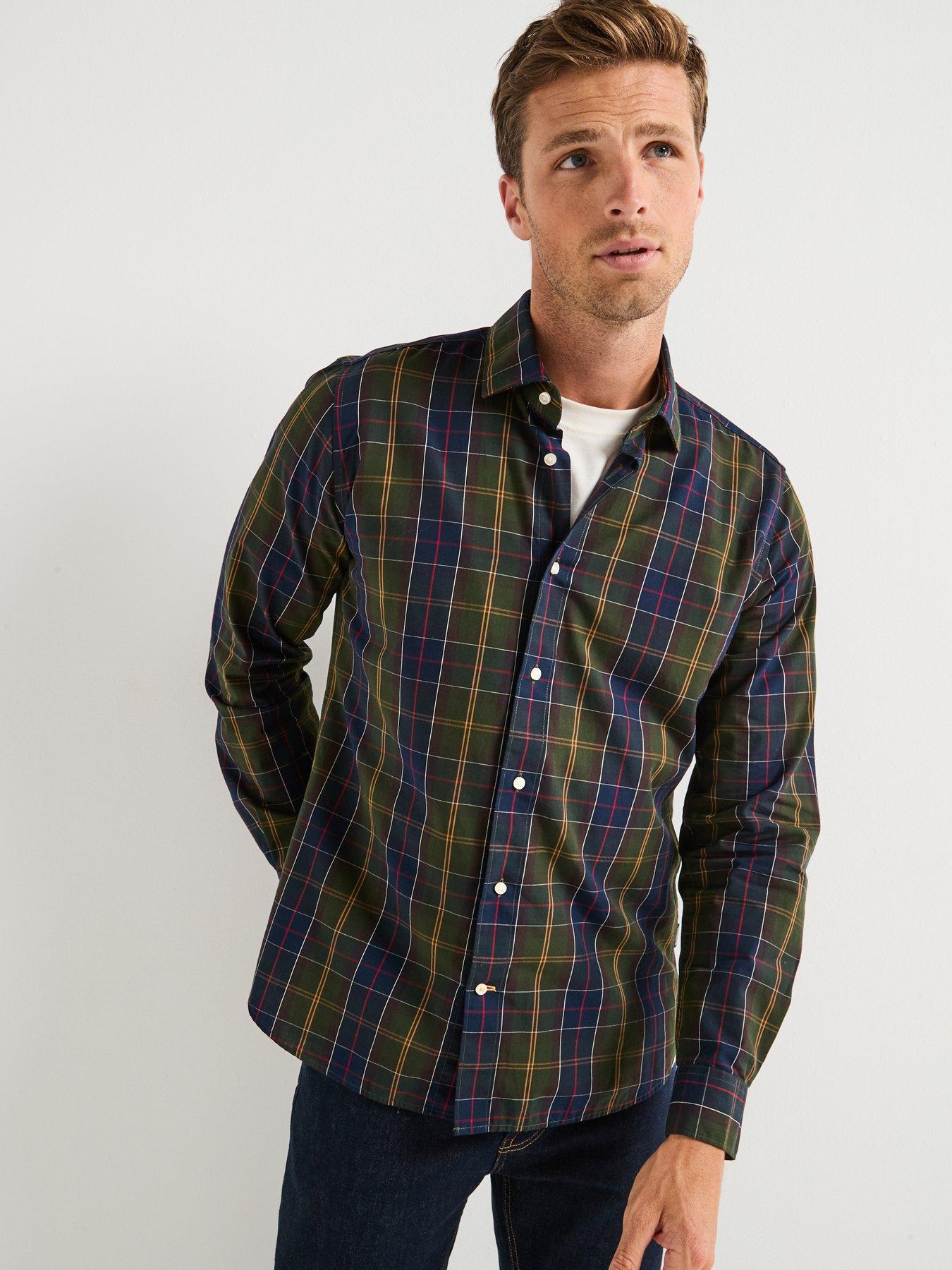 barbour-kenton-checked-tailored-fit-shirt--navyoutfit