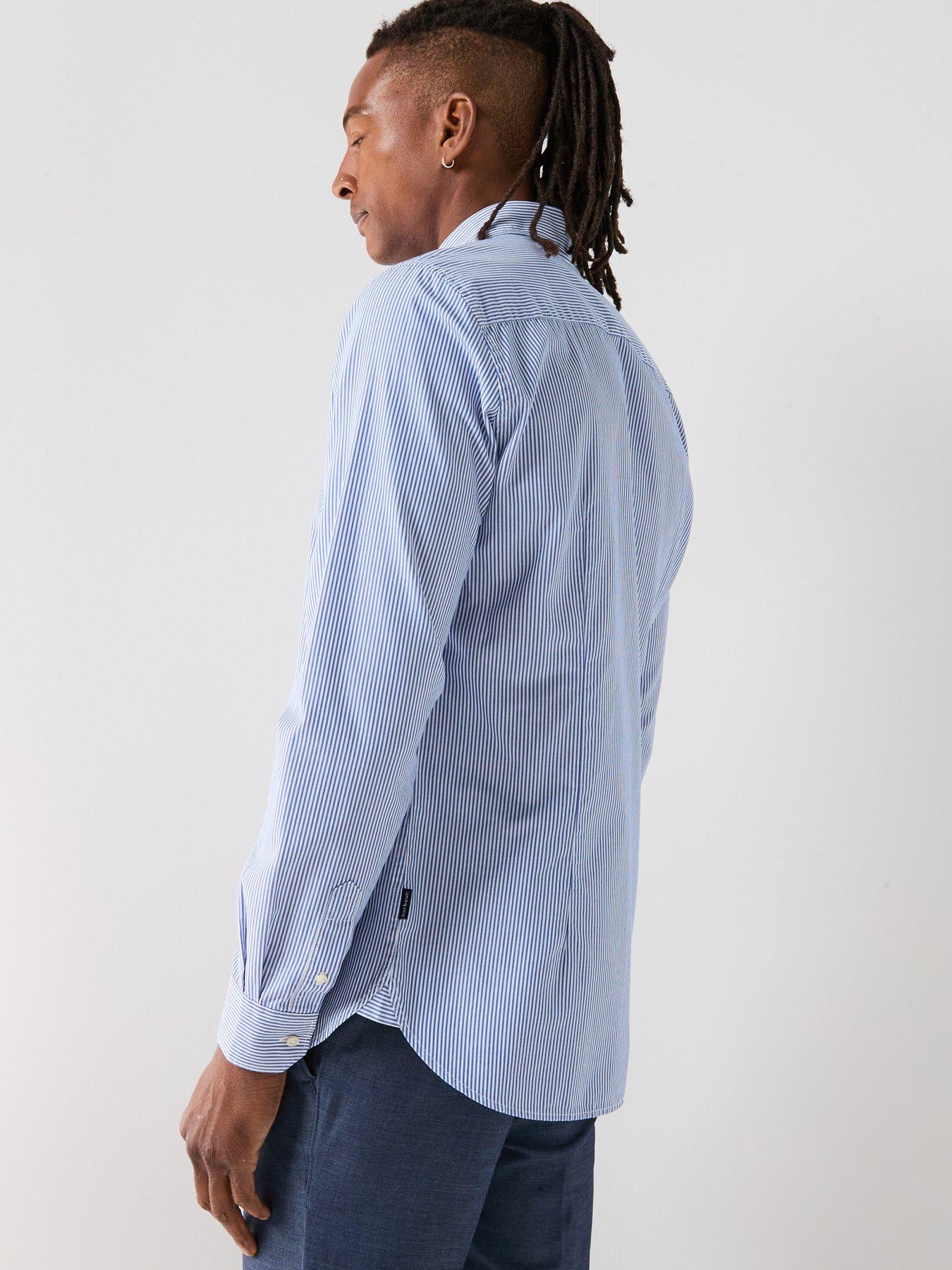 barbour-graham-striped-tailored-fit-shirt-light-bluestillFront