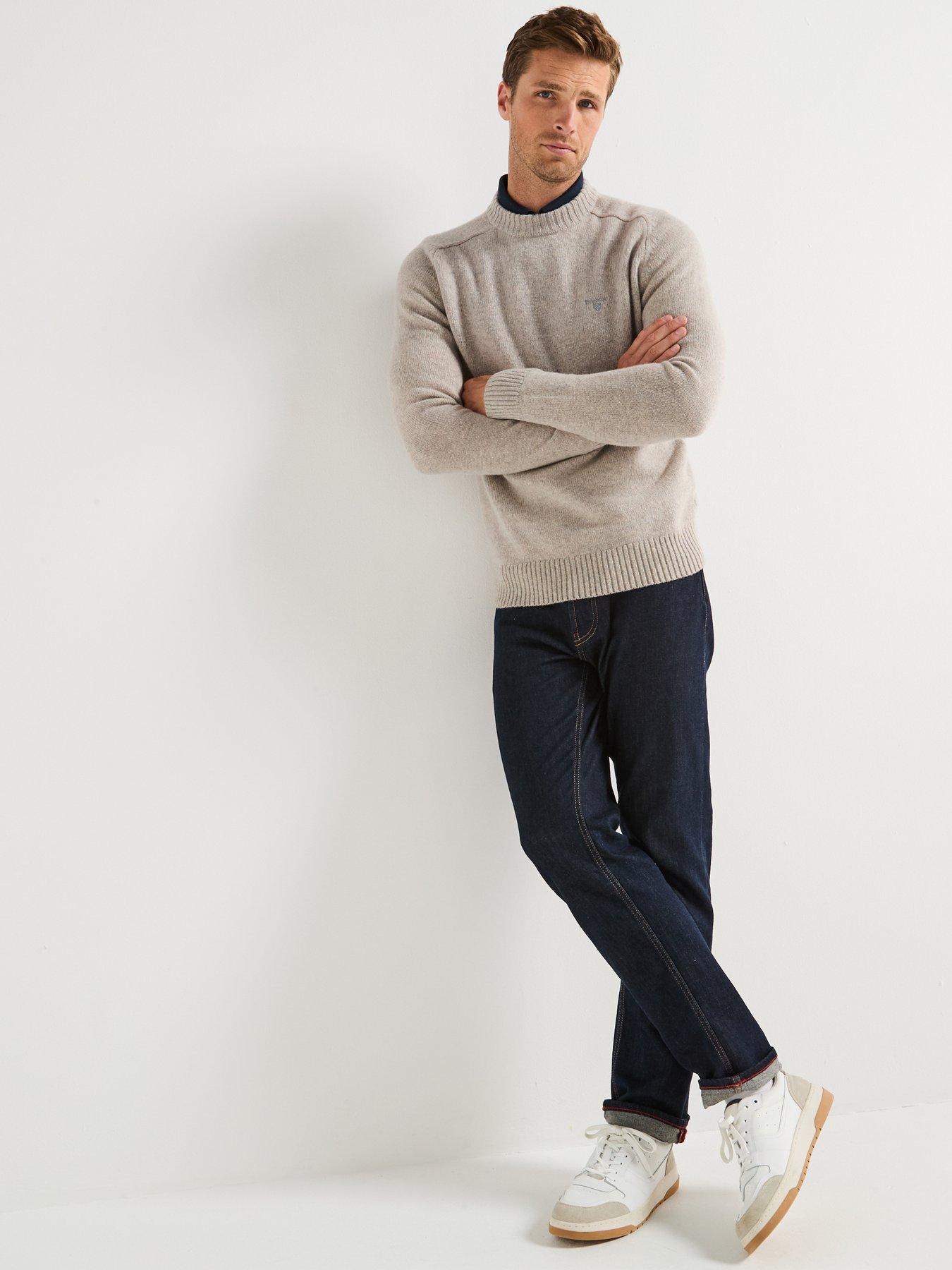 barbour-grangetown-merino-crew-knitted-jumper-light-greydetail