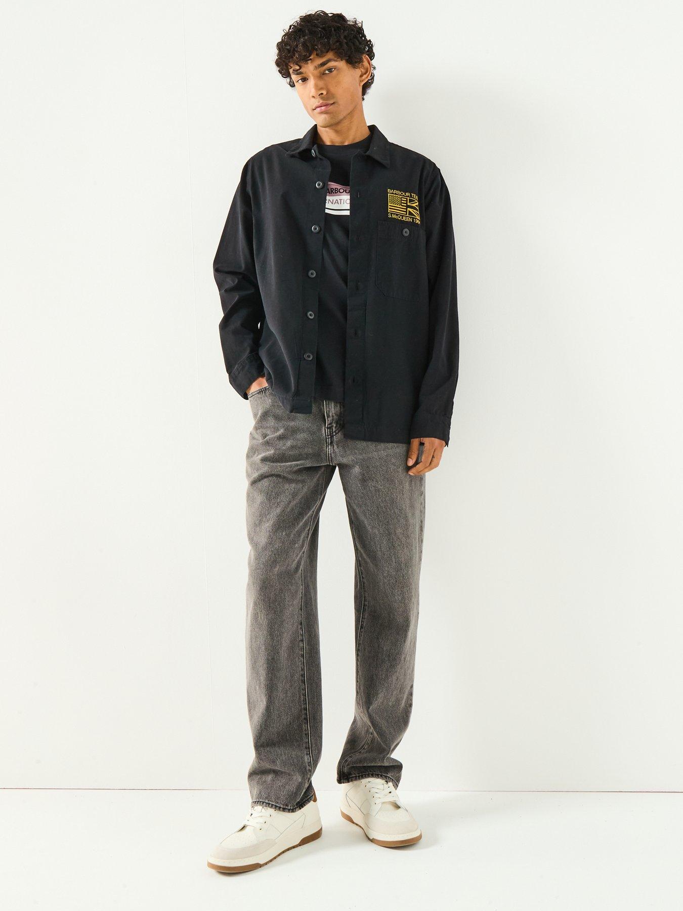 Image 3 of 6 of Barbour International Steve Mcqueen Overshirt- Black
