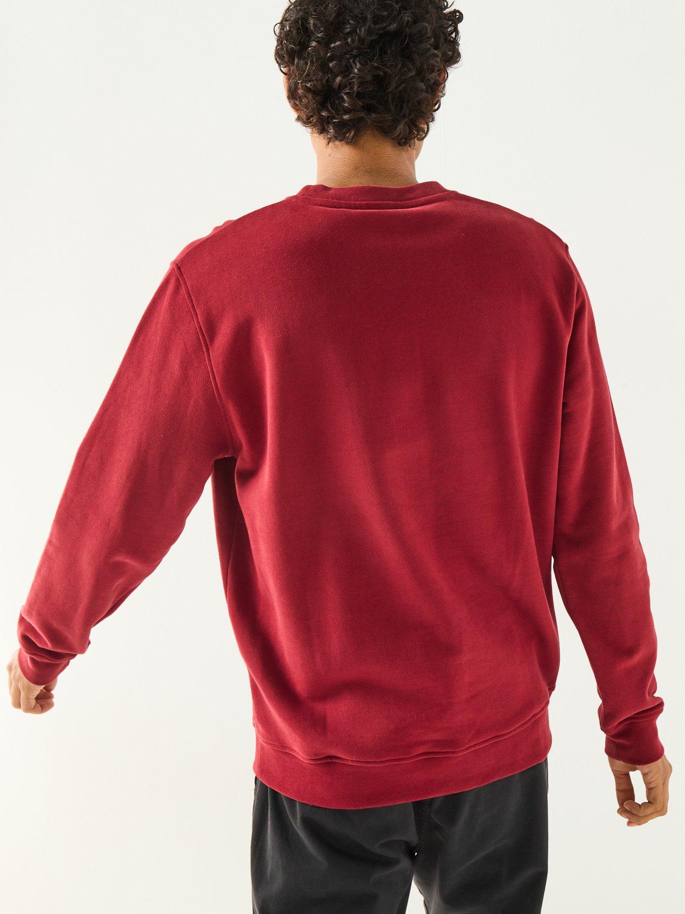 Image 2 of 6 of Barbour International Authentics Morgan Crew Sweat Top - Dark Red
