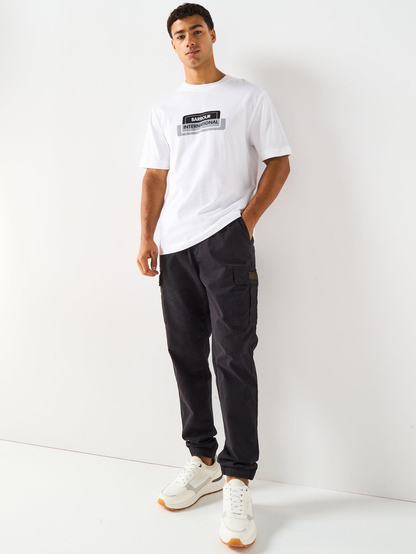 Image 3 of 6 of Barbour International Optic T-Shirt- White