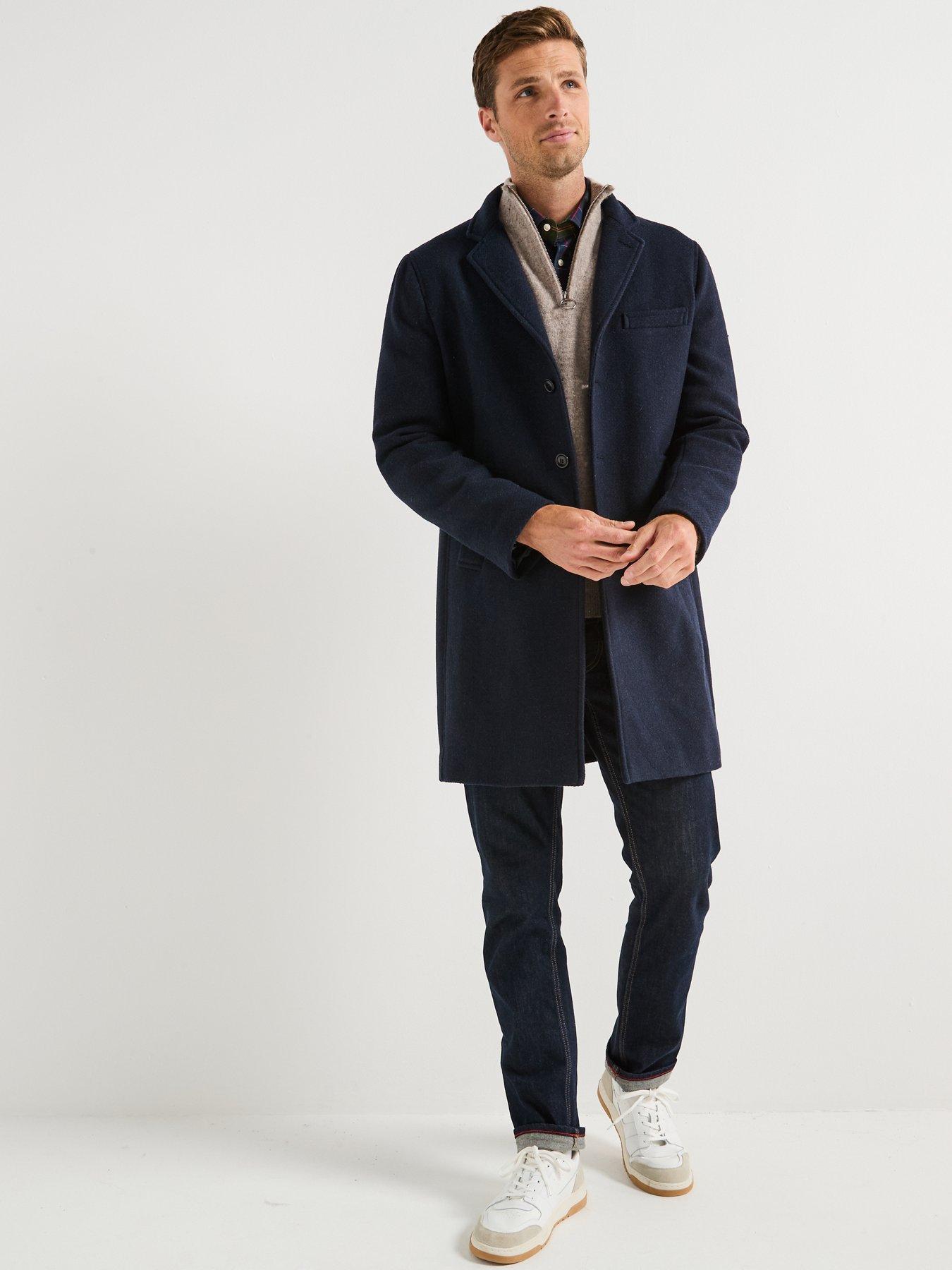 barbour-kirkbridge-wool-overcoat-navydetail