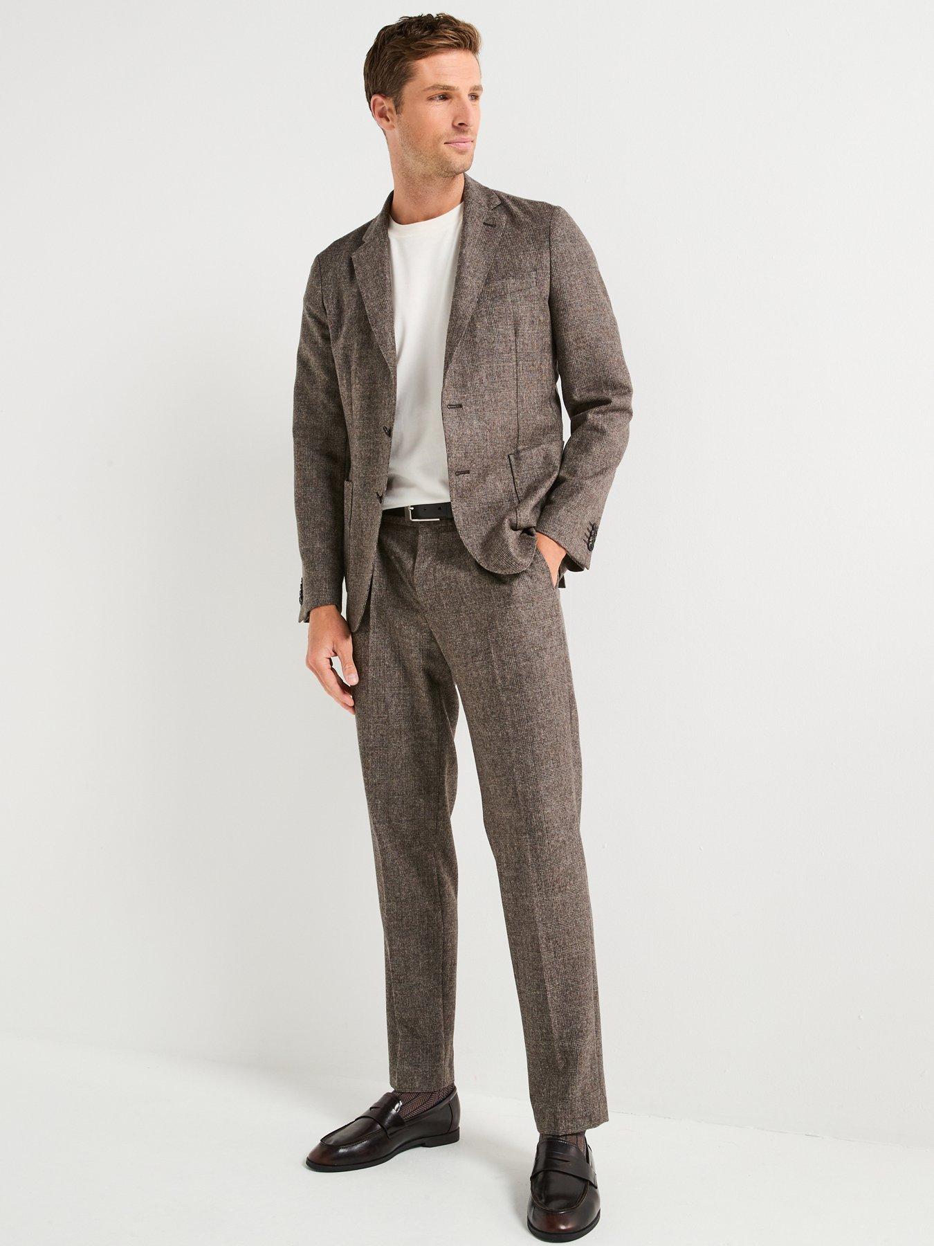 barbour-kensington-check-single-breasted-modern-blazer-browndetail