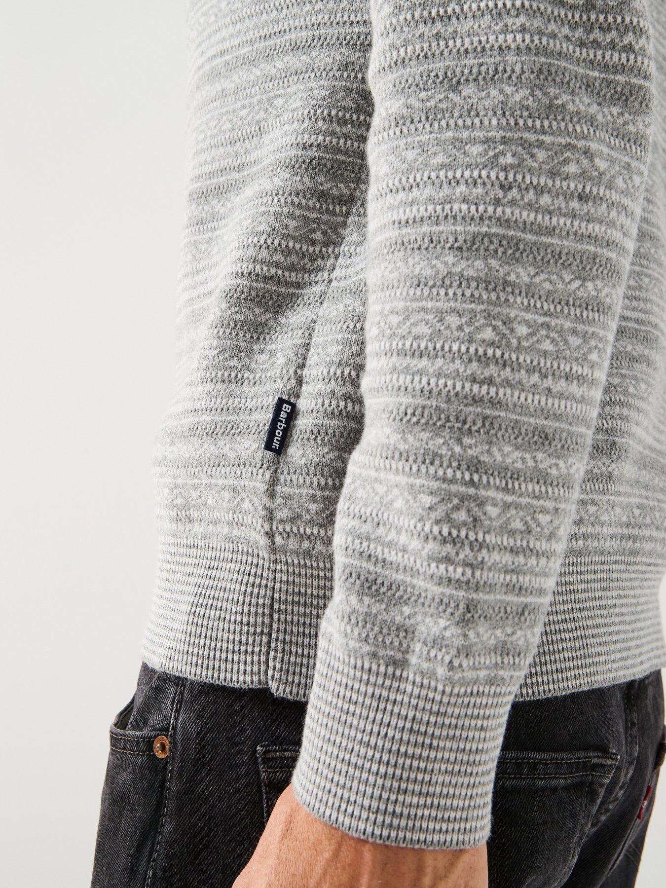 barbour-dartfield-half-zip-knitted-jumper--greydetail