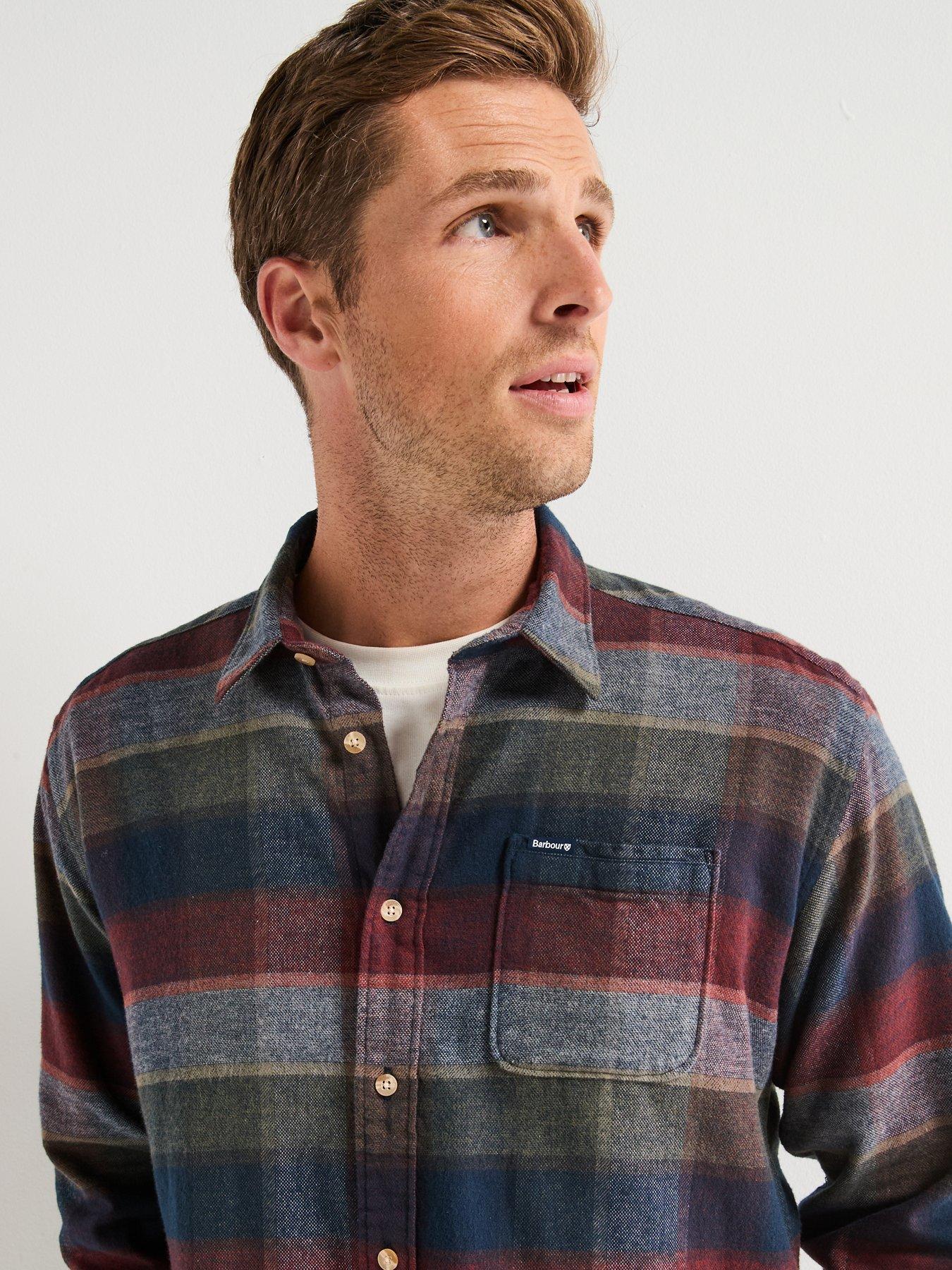 barbour-copswell-relaxed-fit-checked-shirt-navyoutfit