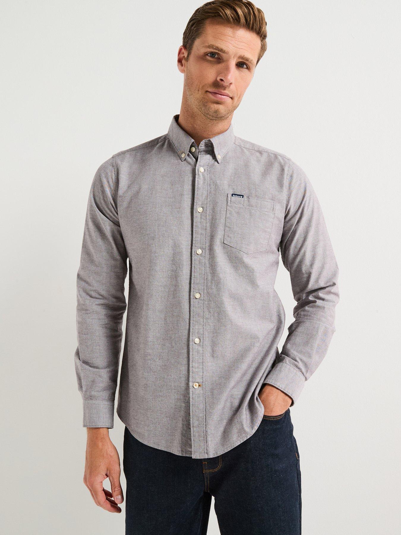 Barbour Marsden Tailored Fit Oxford Shirt- Brown
