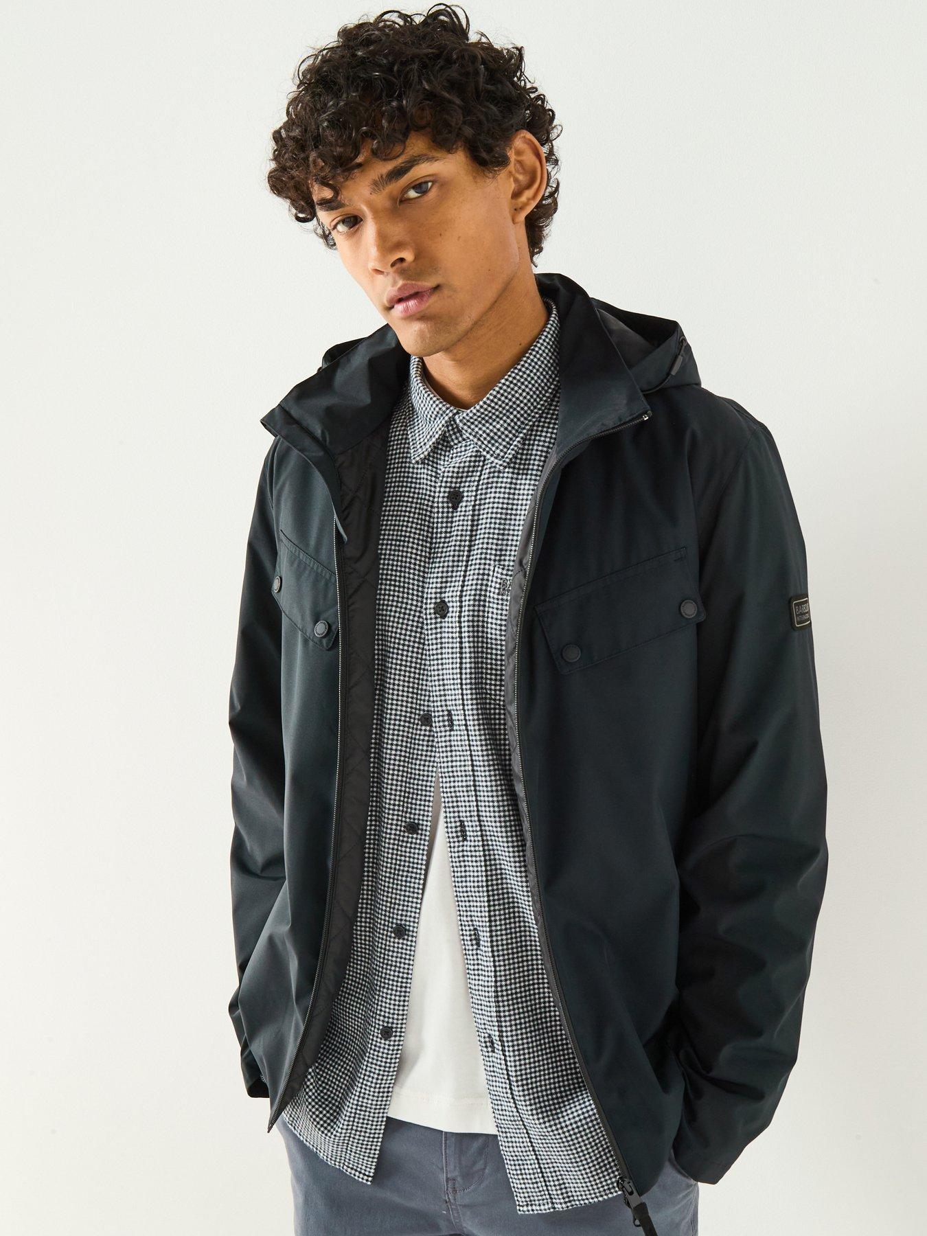 Barbour International Alver Showerproof Slim Fit Jacket- Black