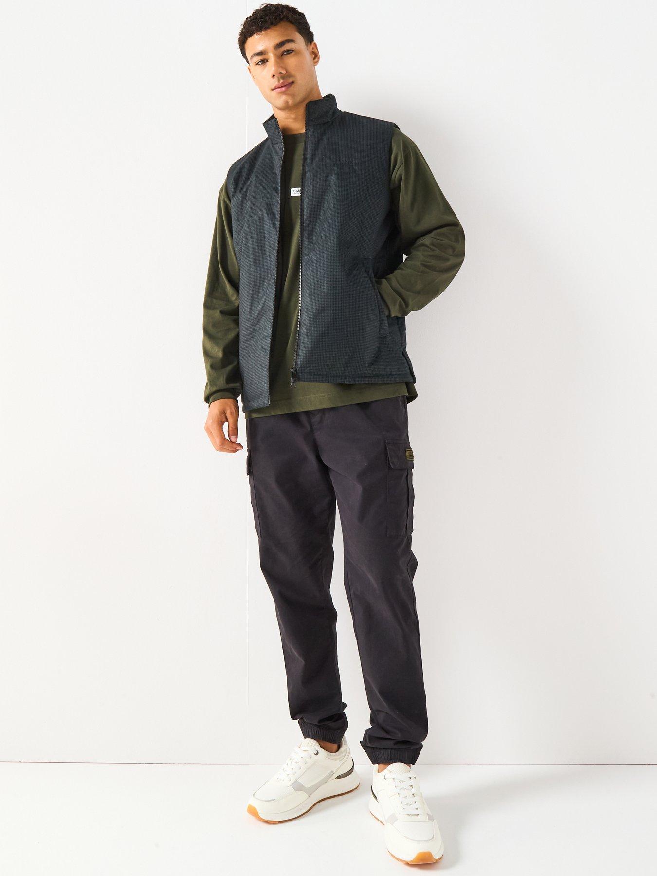 Image 3 of 5 of Barbour International Darton Check Gilet- Black