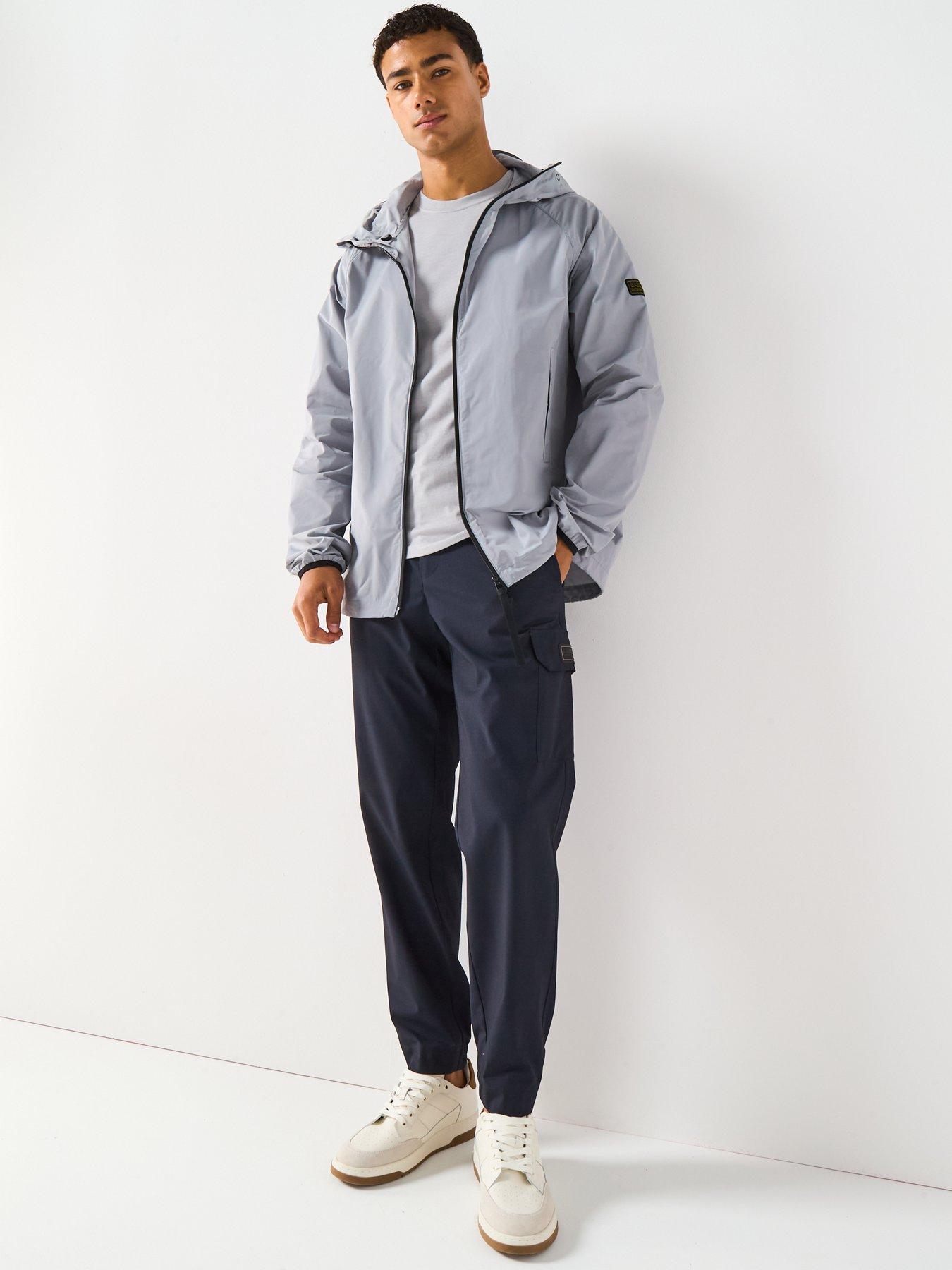 Image 3 of 6 of Barbour International Porter Showerproof Jacket- Grey