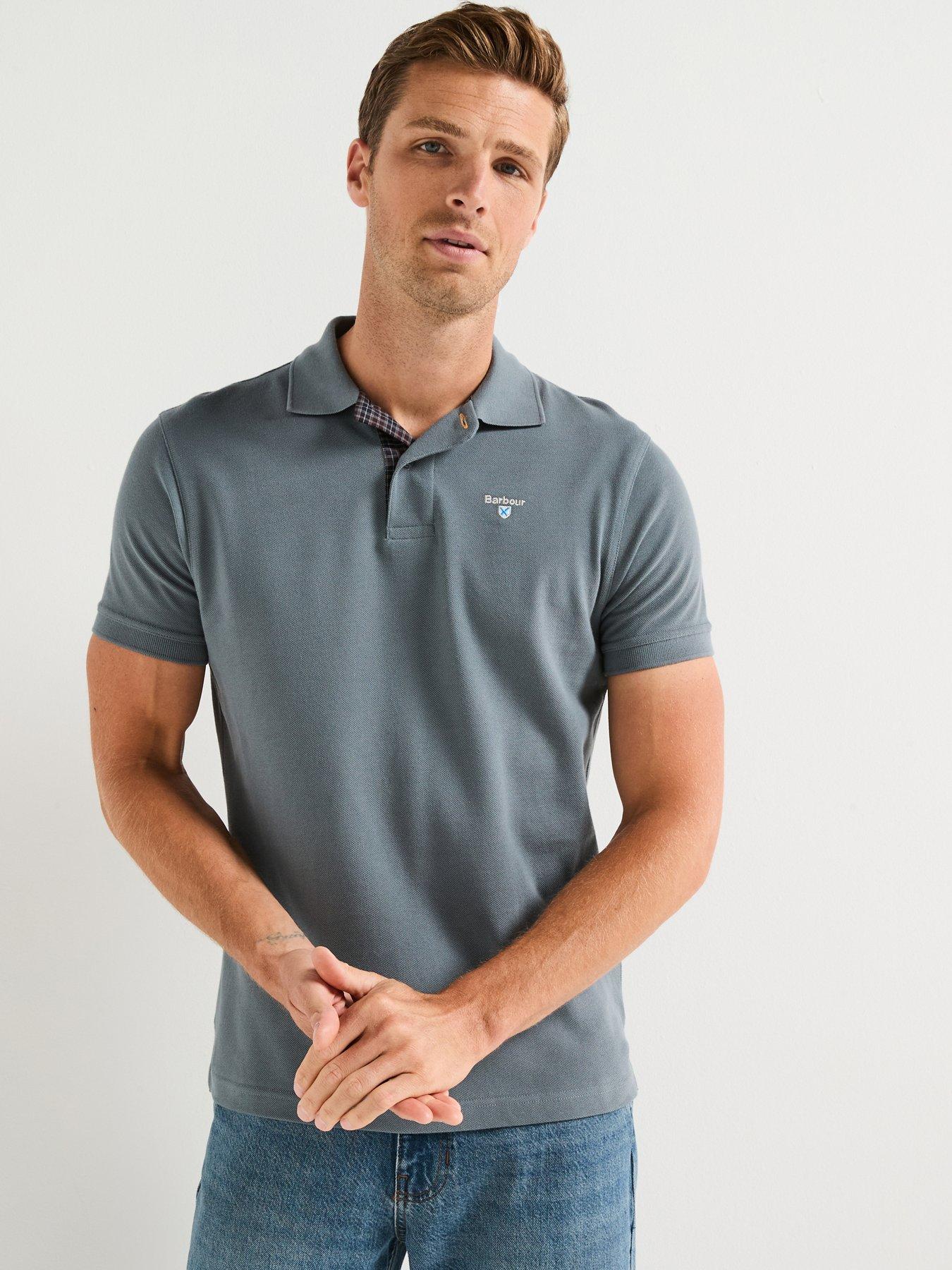 barbour-tartan-pique-short-sleeve-polo-shirt-bluefront