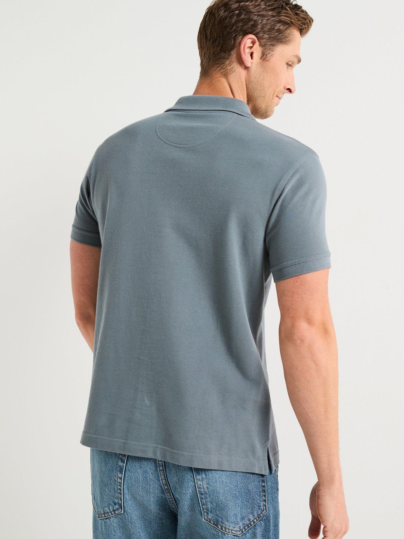 barbour-tartan-pique-short-sleeve-polo-shirt-bluestillFront