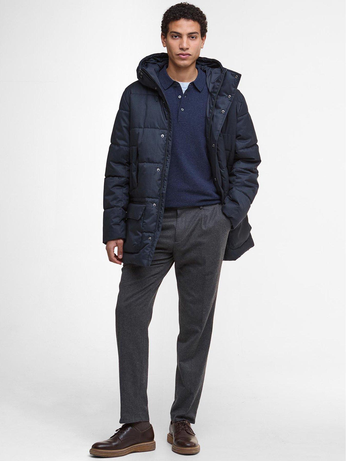 Image 3 of 6 of Barbour Winter Beaufort Waterproof Parka Coat- Navy