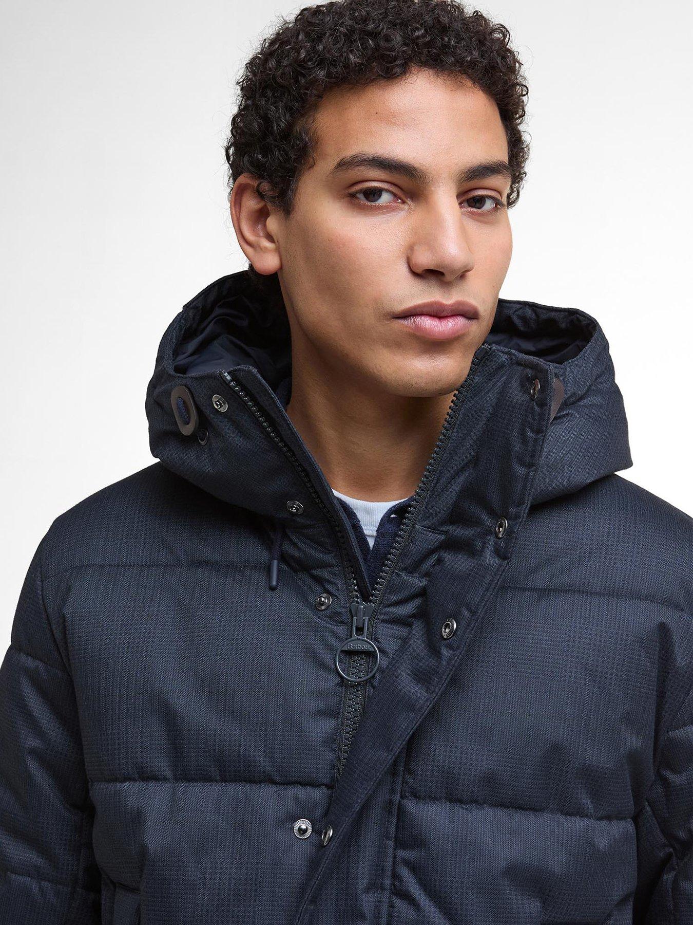 Image 4 of 6 of Barbour Winter Beaufort Waterproof Parka Coat- Navy