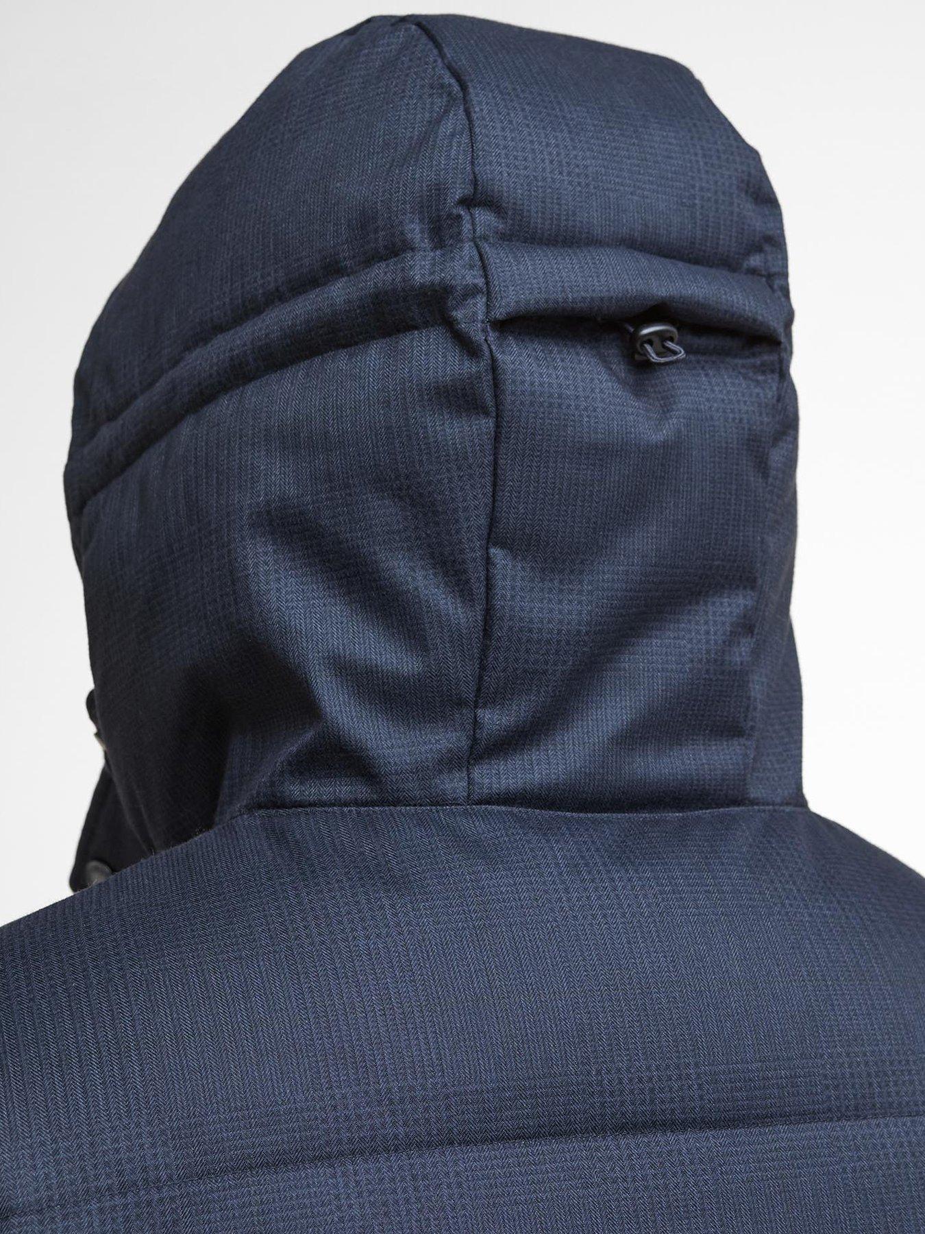 Image 6 of 6 of Barbour Winter Beaufort Waterproof Parka Coat- Navy