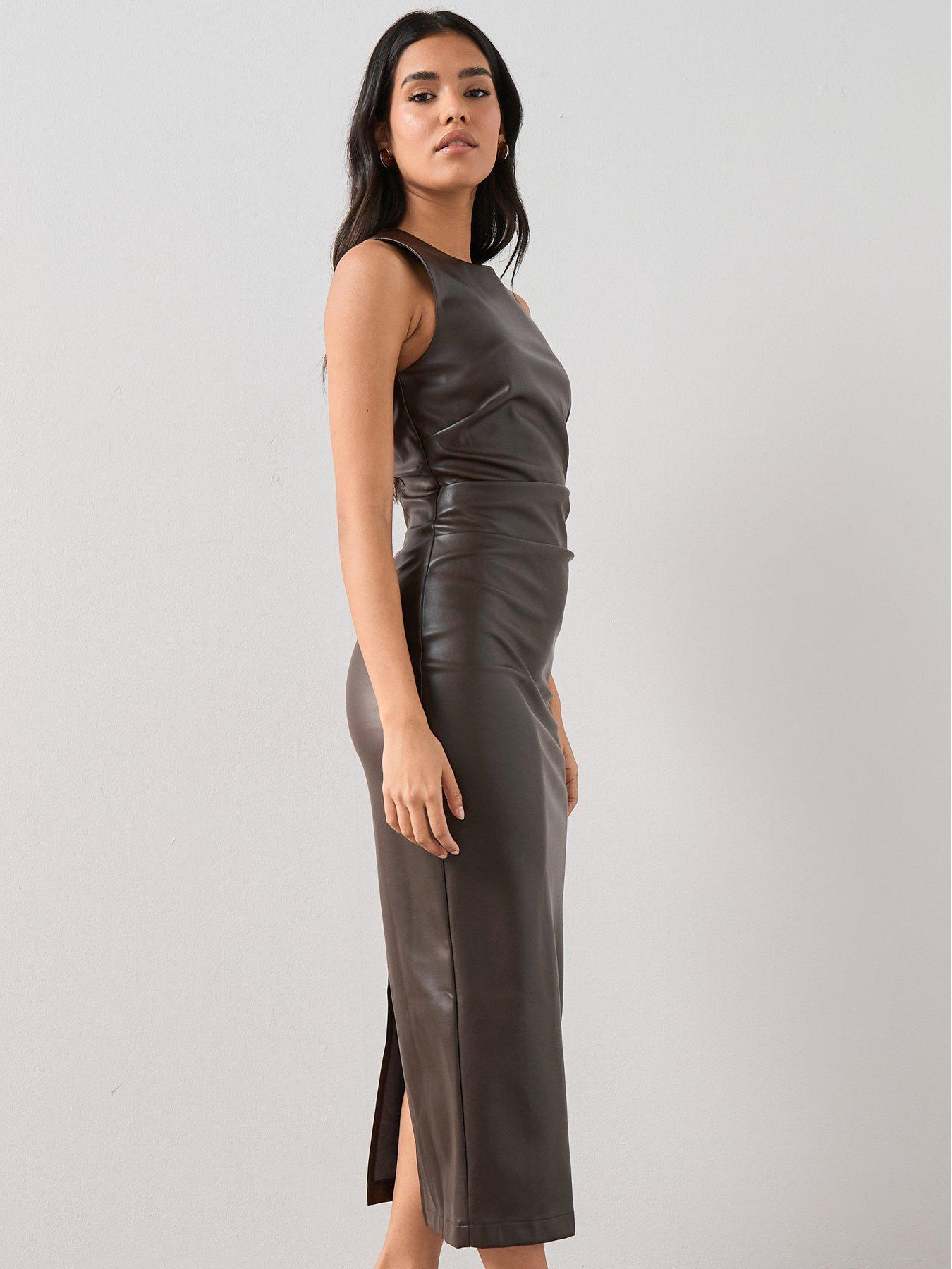 the-very-collection-pu-midinbspdress-brownback