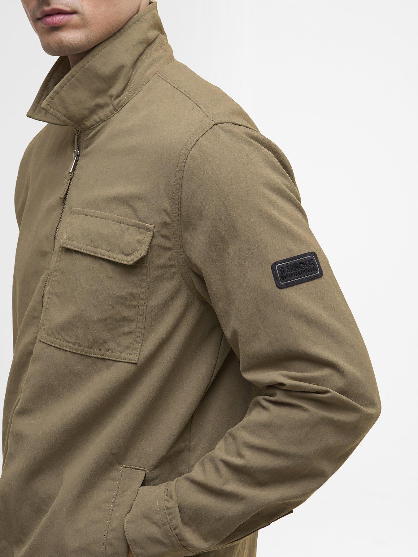 barbour-international-maze-peached-nylon-overshirt--khakidetail