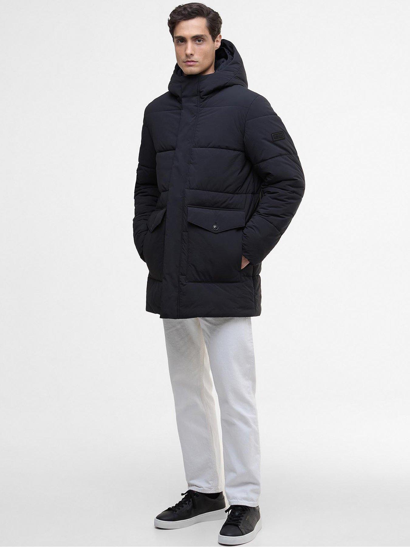 Image 3 of 6 of Barbour International Sutley Baffle Hooded Jacket- Navy