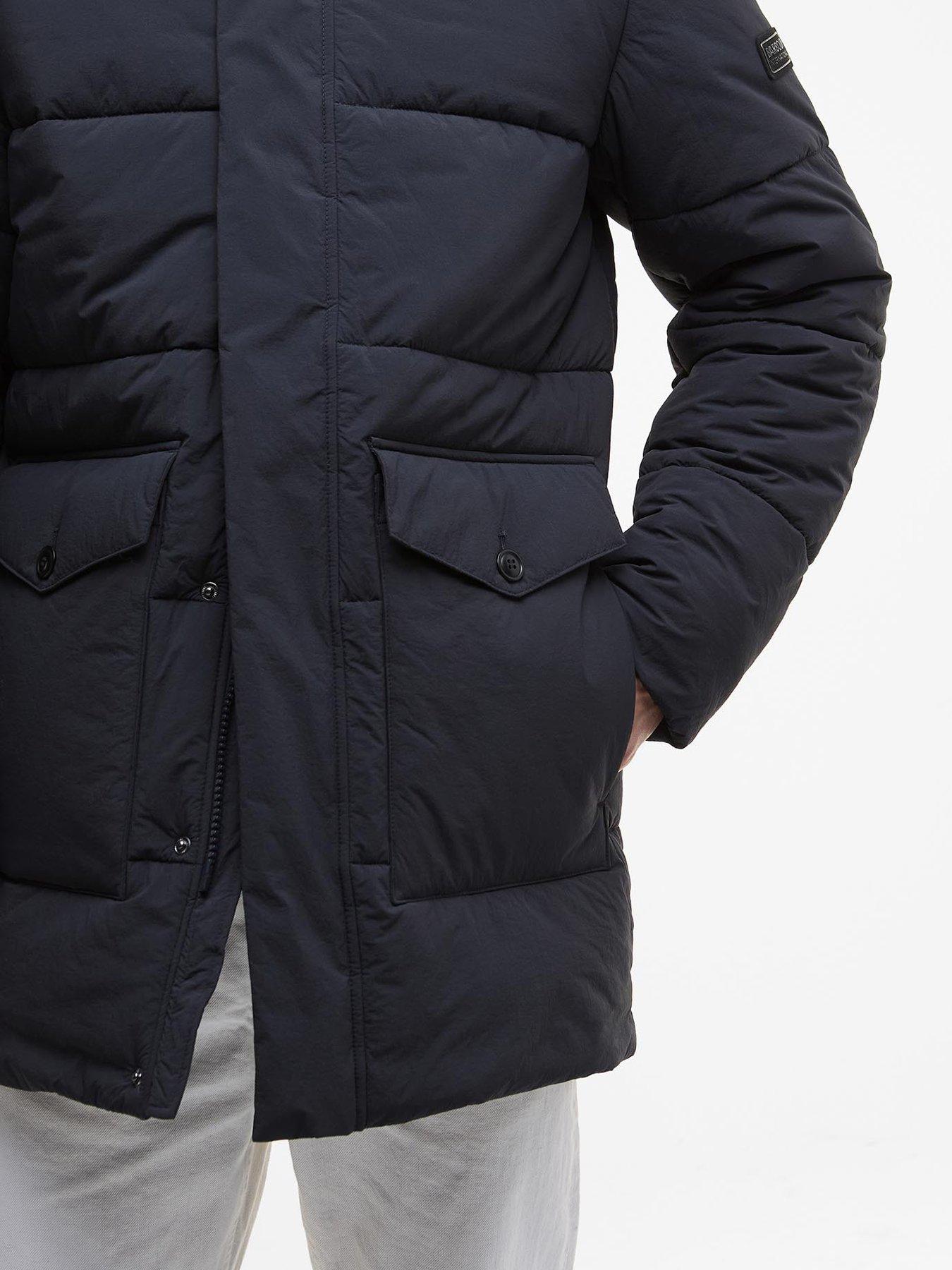 Image 6 of 6 of Barbour International Sutley Baffle Hooded Jacket- Navy
