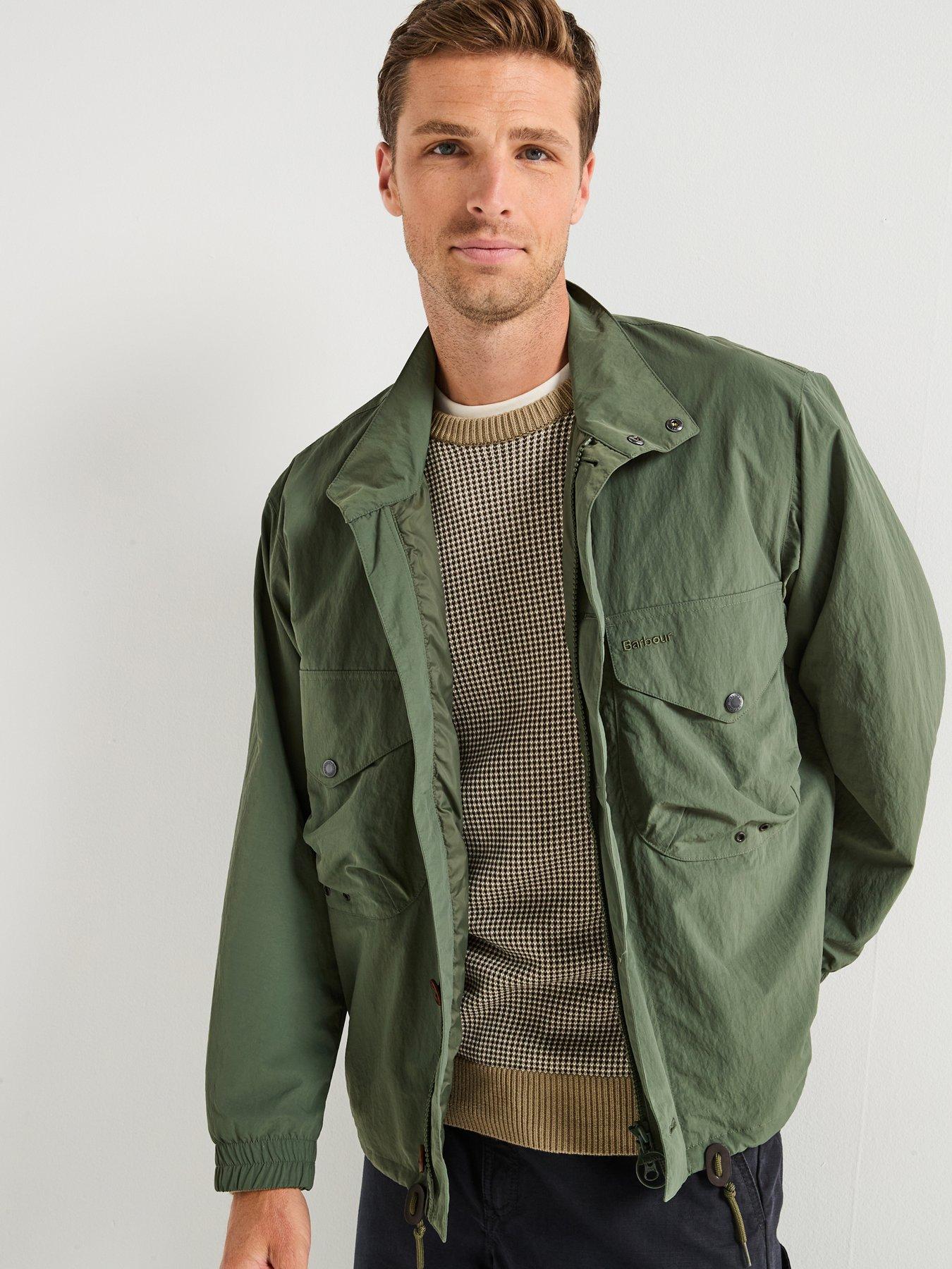 Barbour Jig Showerproof Jacket- Dark Green