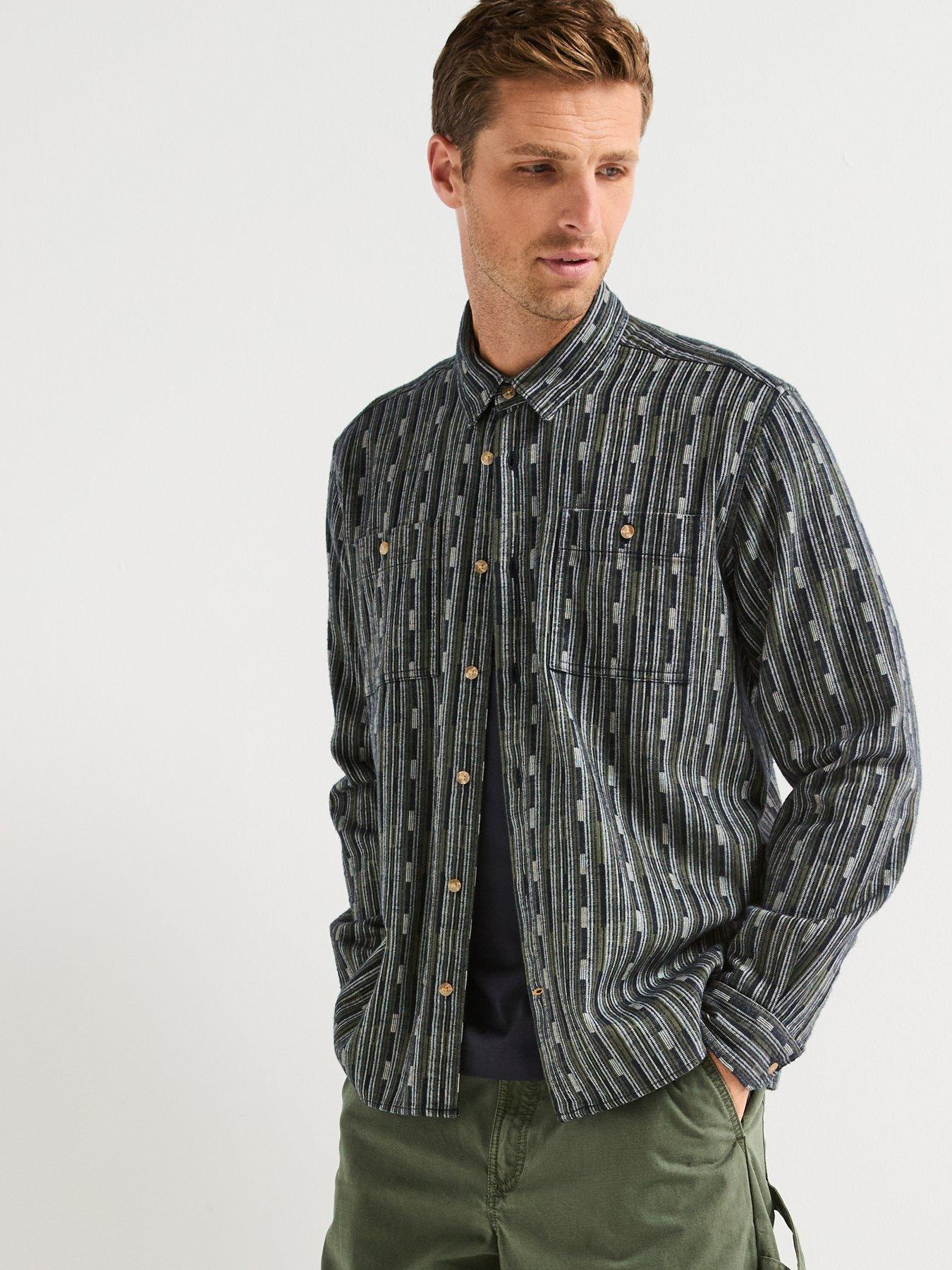 barbour-alston-relaxed-fit-jacquard-shirt-navyfront