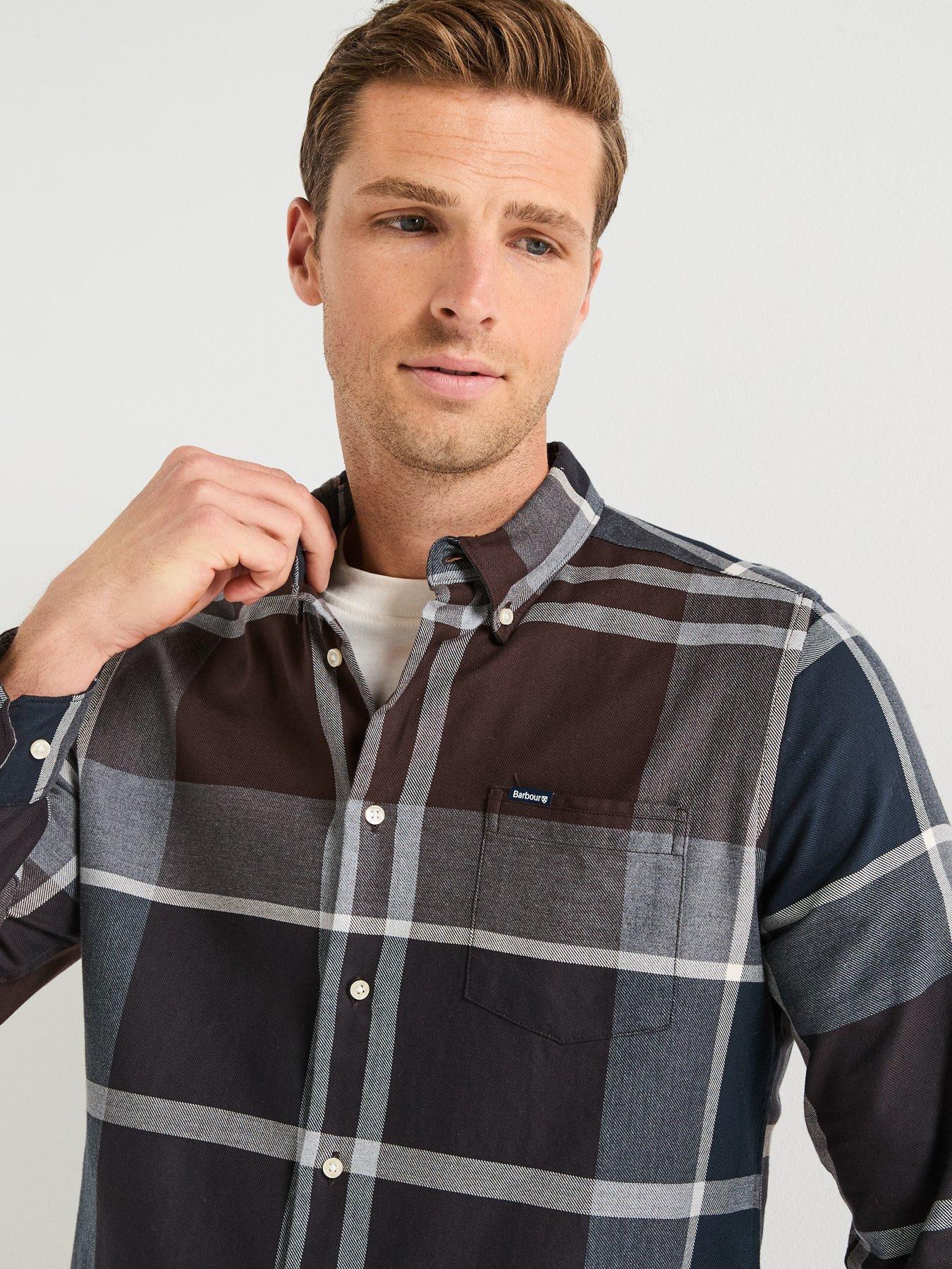 barbour-dunoon-long-sleeve-check-tailored-fit-shirt--blackdetail