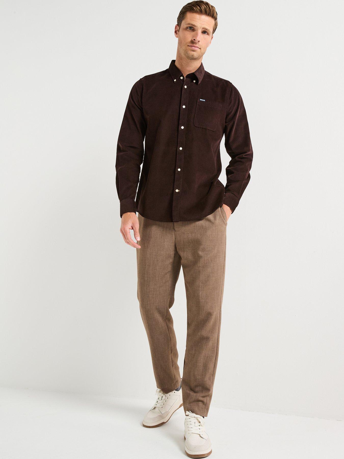 barbour-ramsey-long-sleeve-tailored-fit-corduroy-shirt-dark-brownnbspback