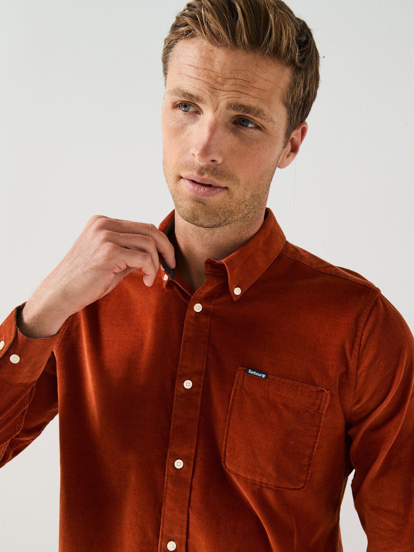 barbour-ramsey-long-sleeve-tailored-fit-corduroy-shirt-dark-orangedetail