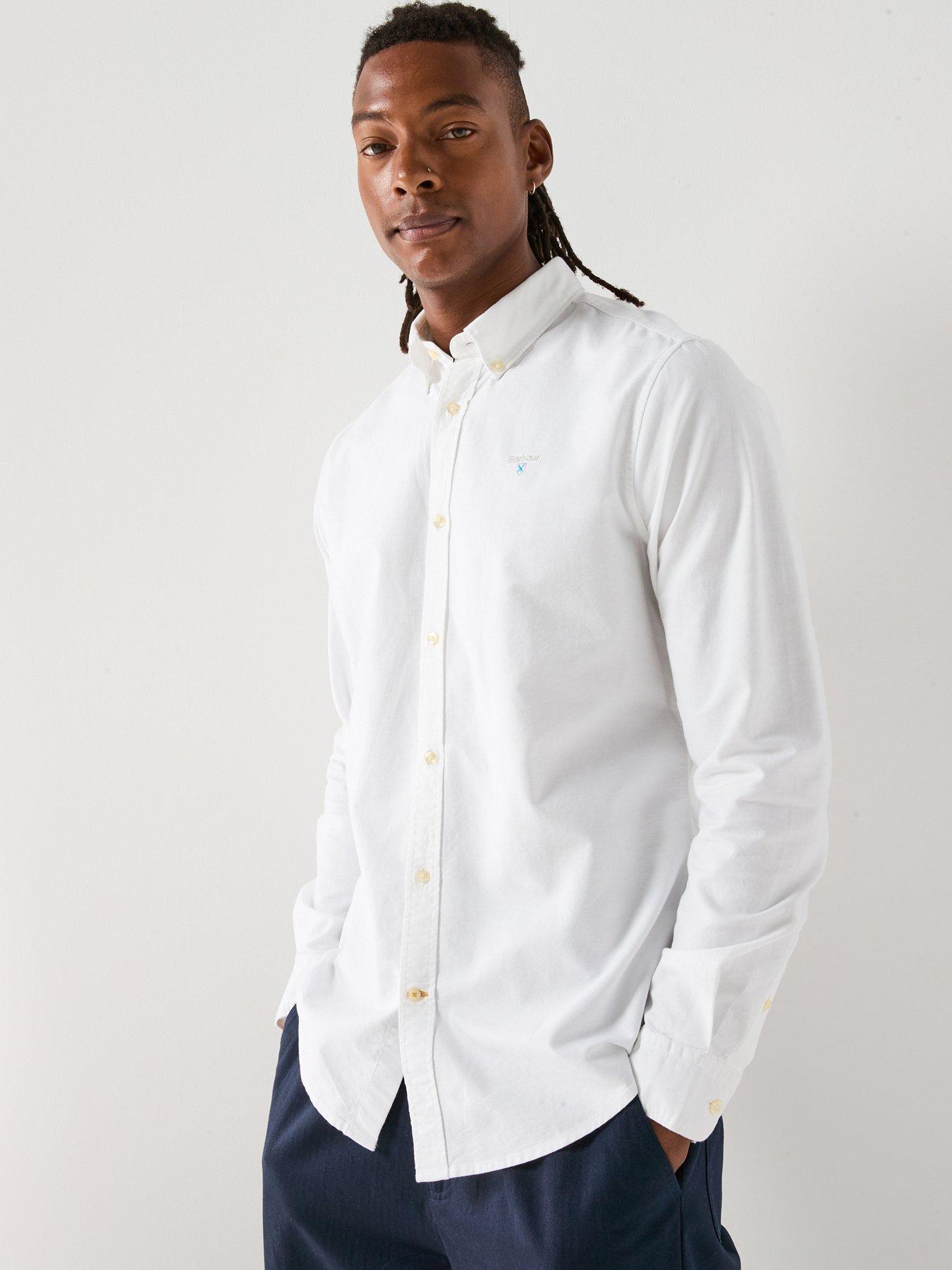 Barbour Oxtown Tailored Fit Oxford Shirt - White