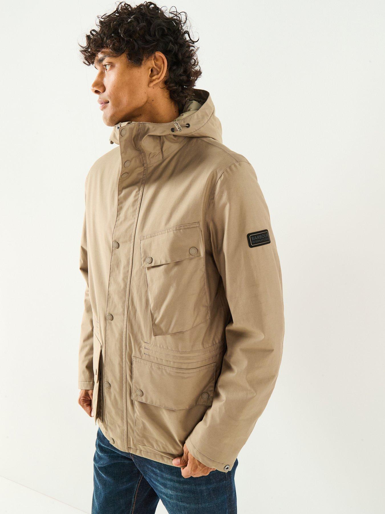 Barbour International Endley Waterproof Jacket - Beige