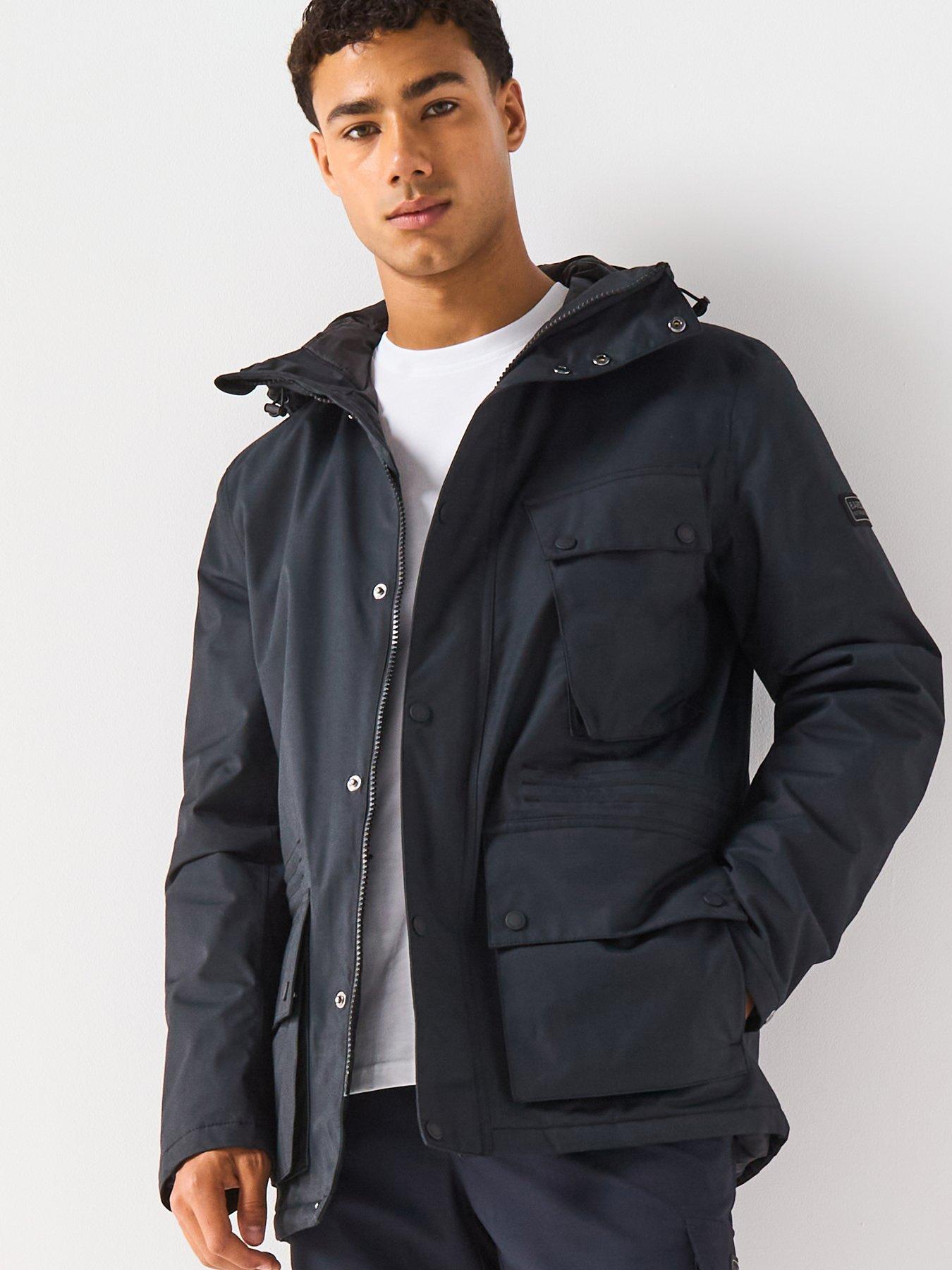 Image 1 of 6 of Barbour International International Endley Waterproof - Black