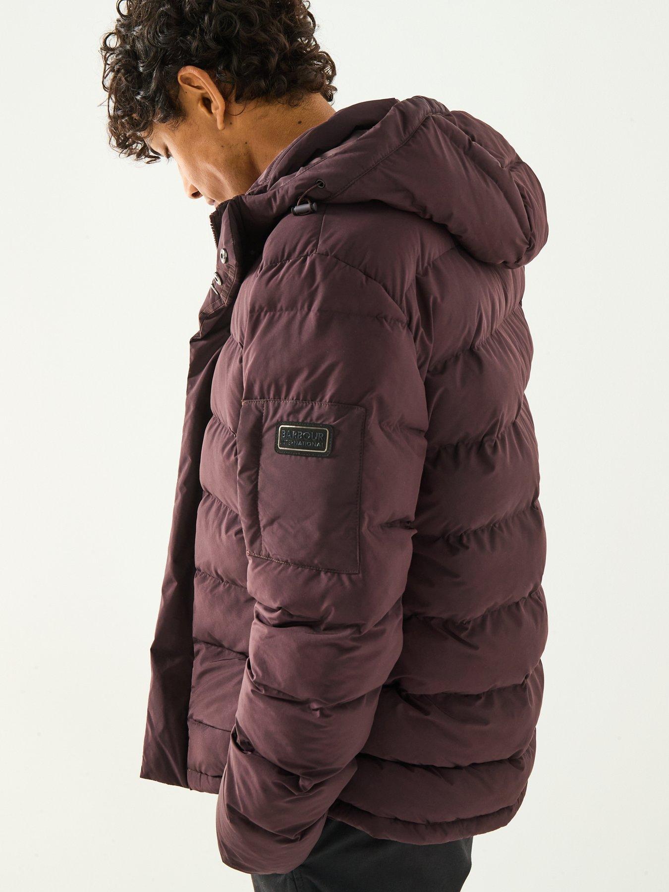 Image 6 of 6 of Barbour International Daleson Padded Jacket- Dark Red