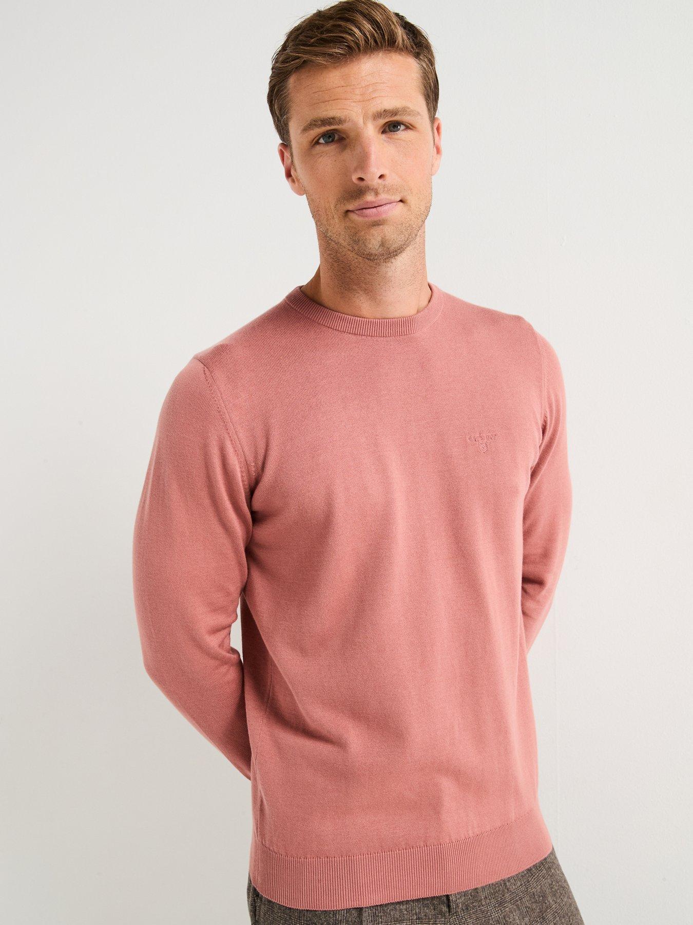 Barbour Barbour Pima Cotton Crew Knitted Jumper - Pink