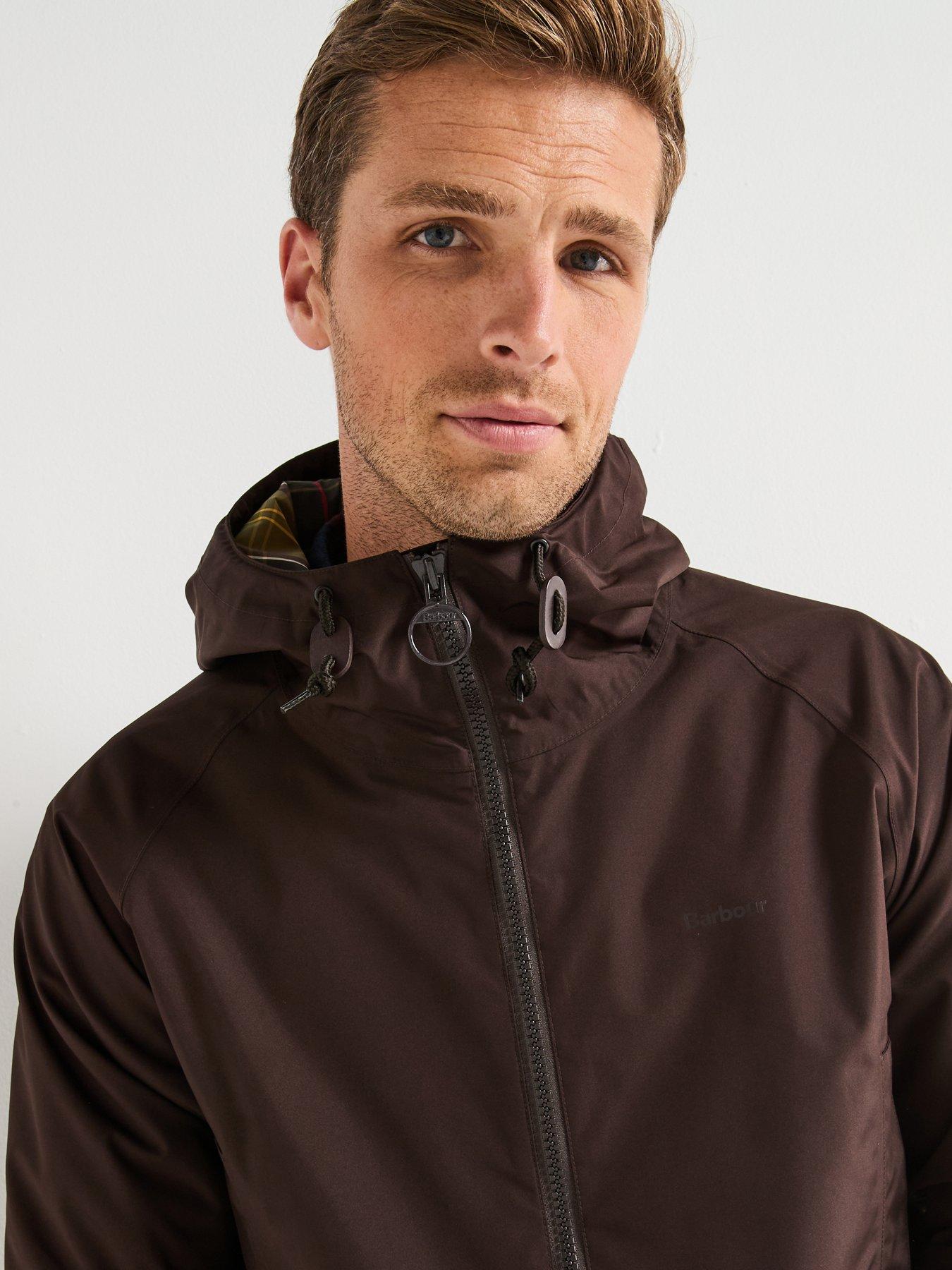 Image 4 of 6 of Barbour Barbour Domus Hooded Waterproof Jacket - Brown