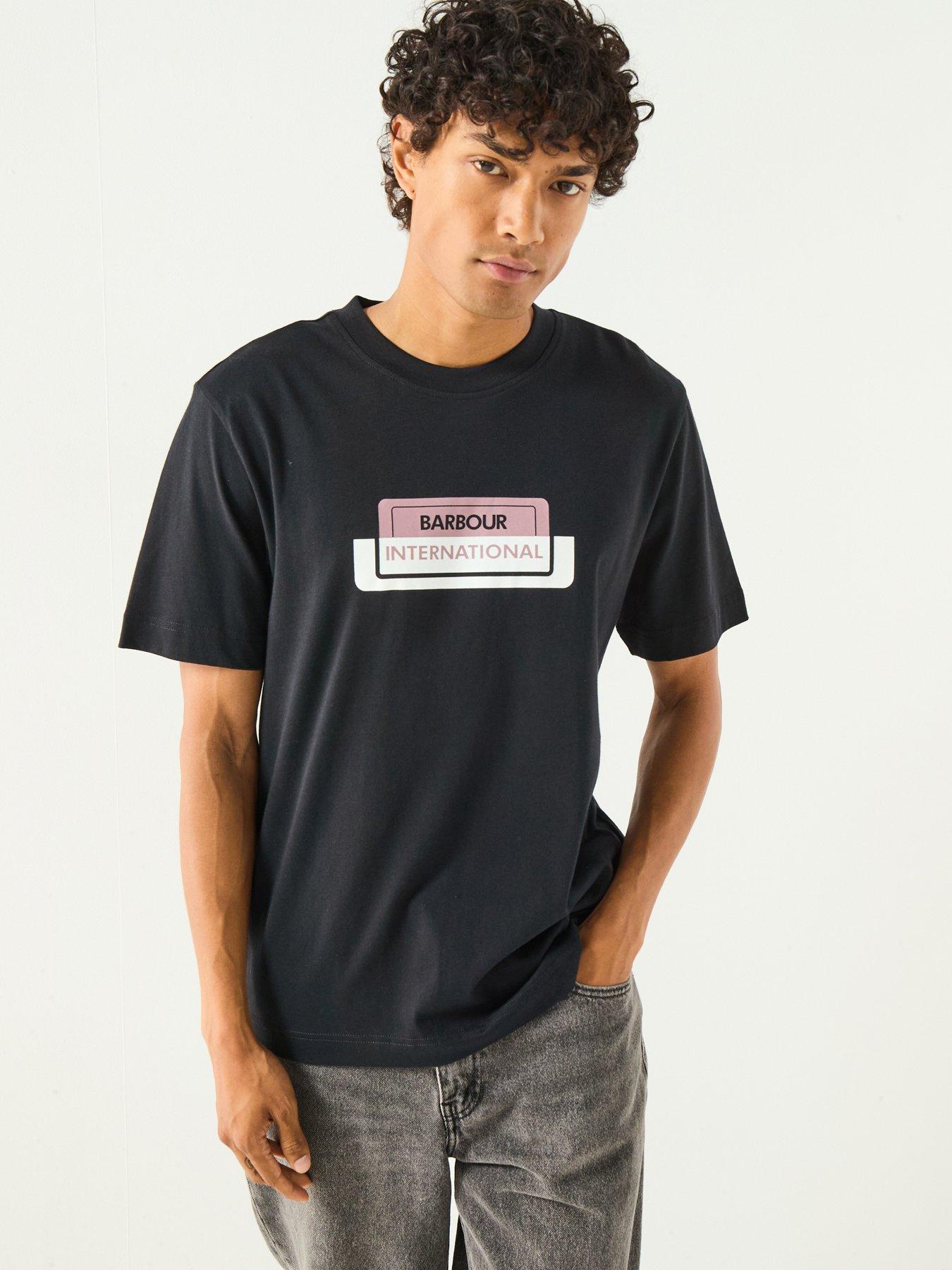 Barbour International Optic T-Shirt - Black