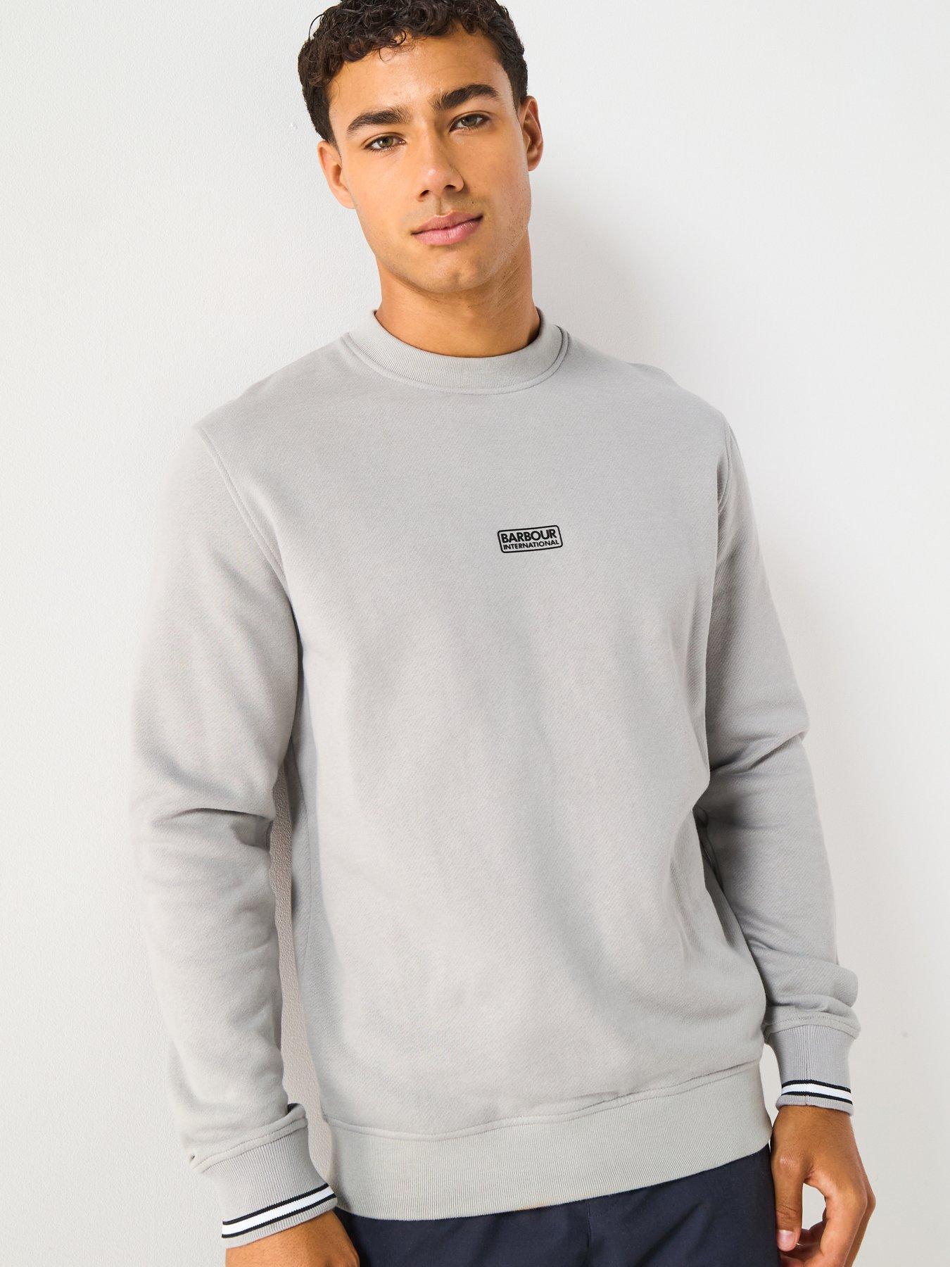 Barbour International Stelar Crew Sweat Top - Grey