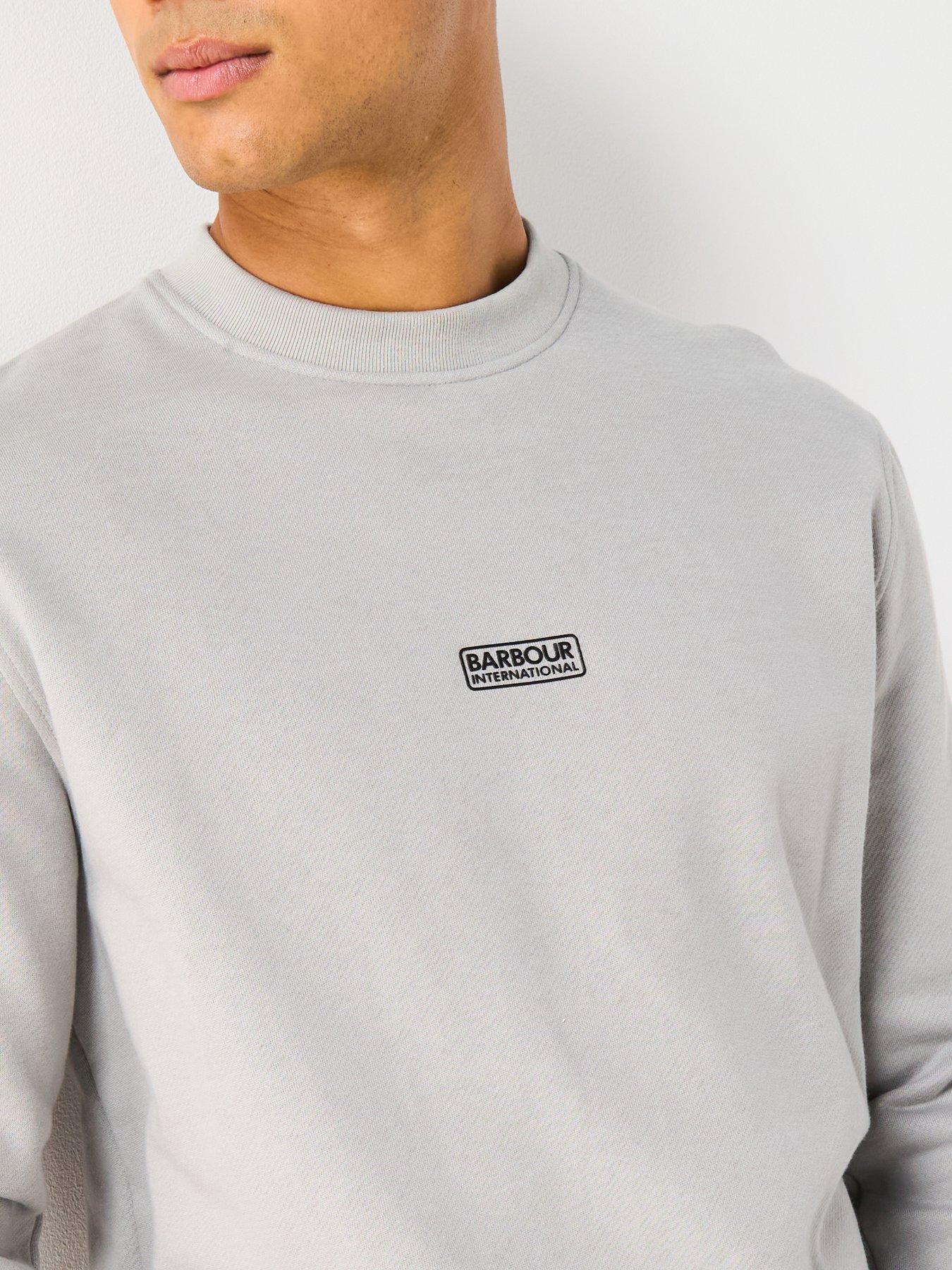 Image 6 of 6 of Barbour International Stelar Crew Sweat Top - Grey