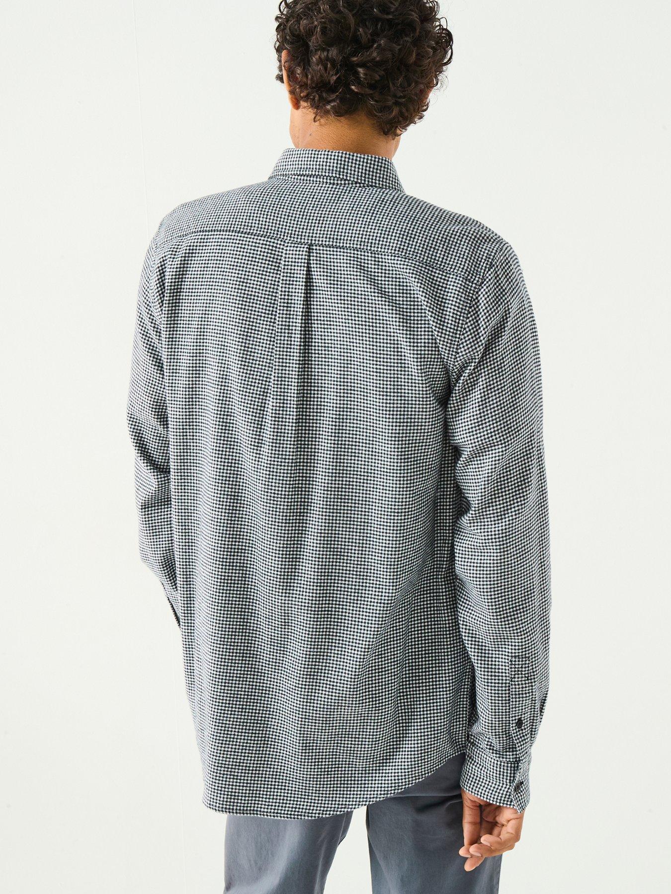 barbour-international-watson-houndstooth-shirt-blackstillFront